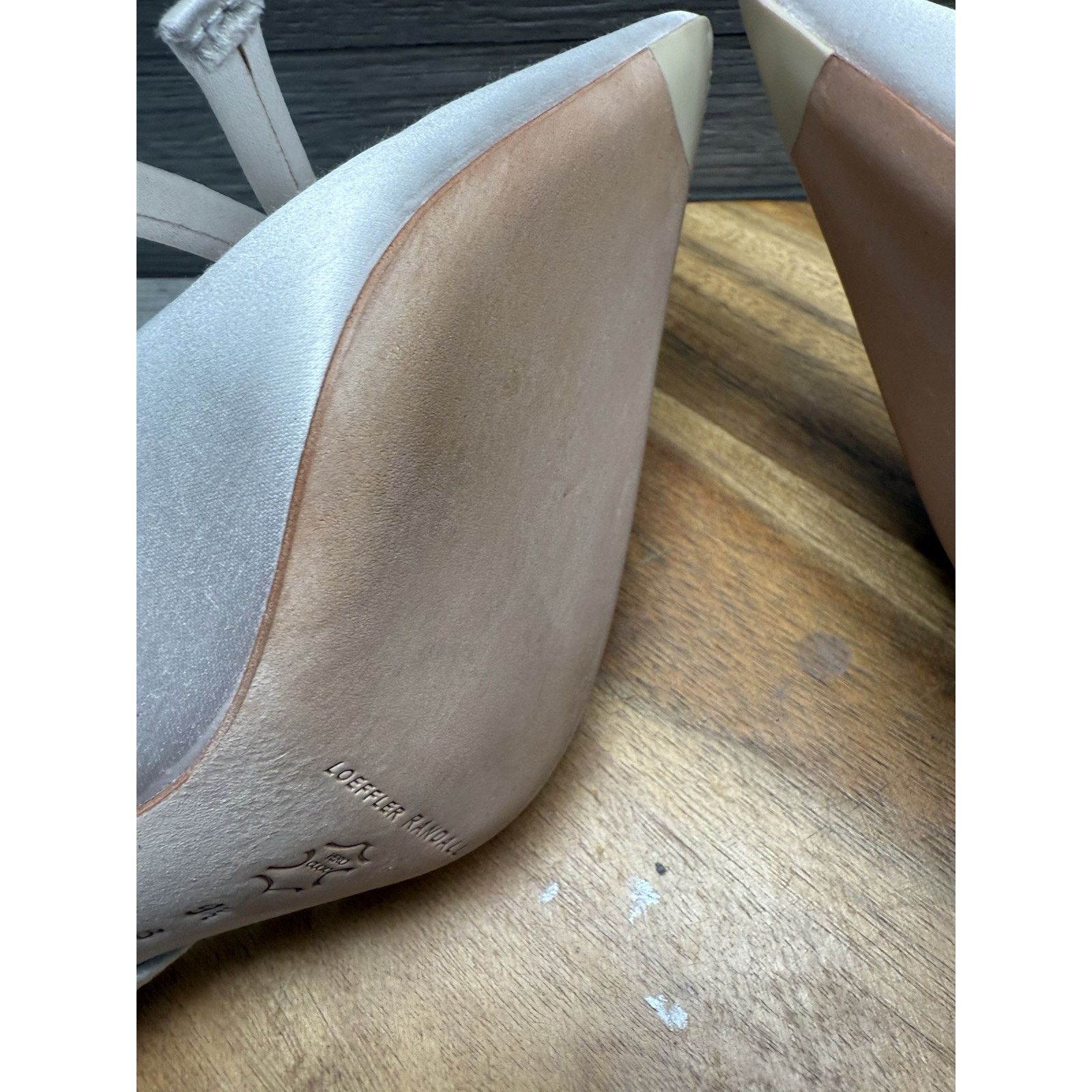 Loeffler Randall LOEFFLER RANDALL SYLVANA HEELS WHITE SLINGBACK SLIP Size 9.5 Size US 9.5 / IT 39.5 - 6 Thumbnail