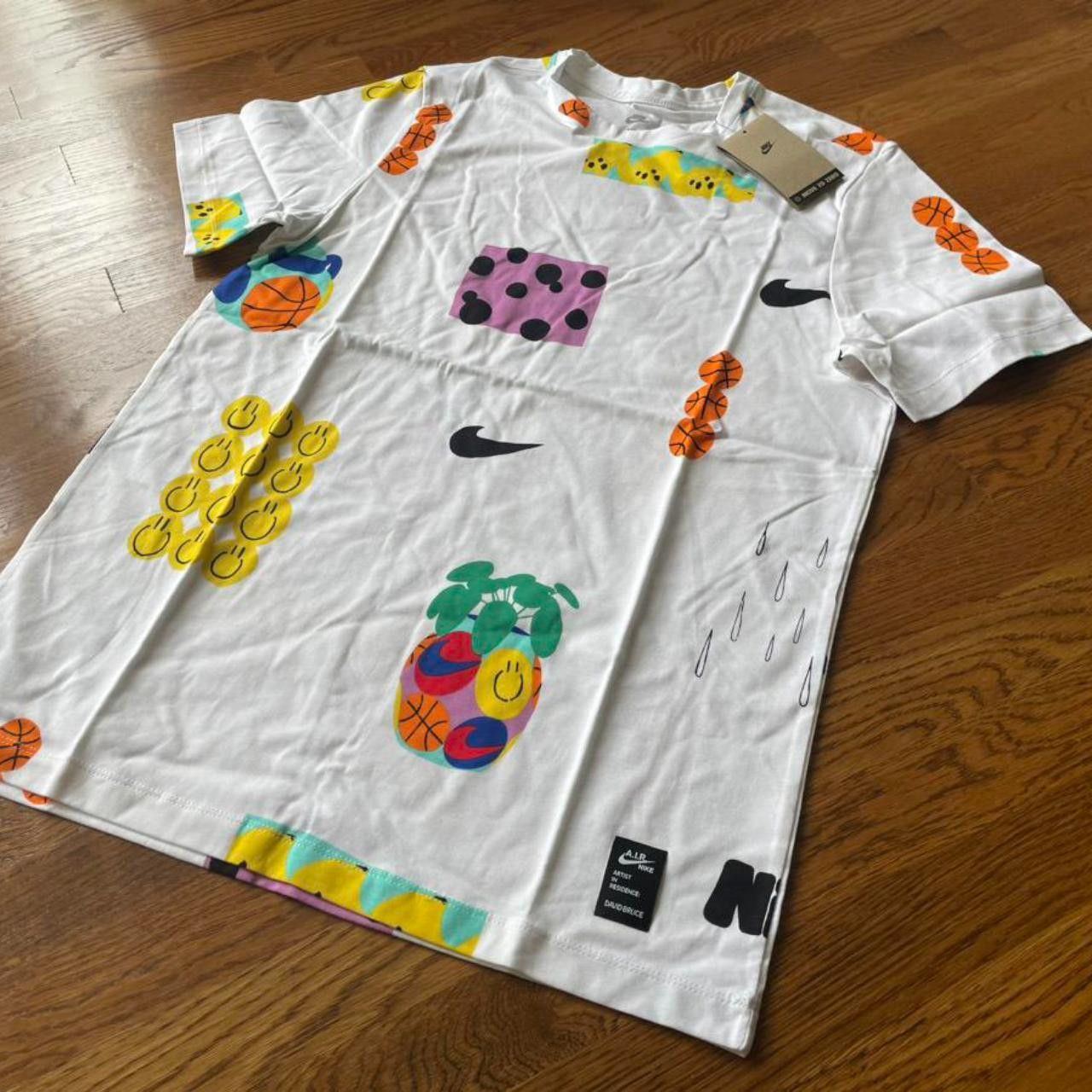 Nike Small Parra Inspired Shirt A.I.R. Max90 ORGANIC COTTON White Size US S / EU 44-46 / 1 - 5 Thumbnail