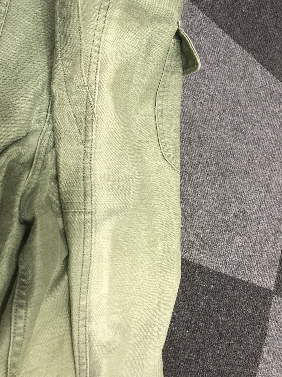 Japan Blue Urvin Japan Blue Wide OG107 Fatigue Sunfaded Baker Pant F222 Size US 28 / EU 44 - 16 Thumbnail