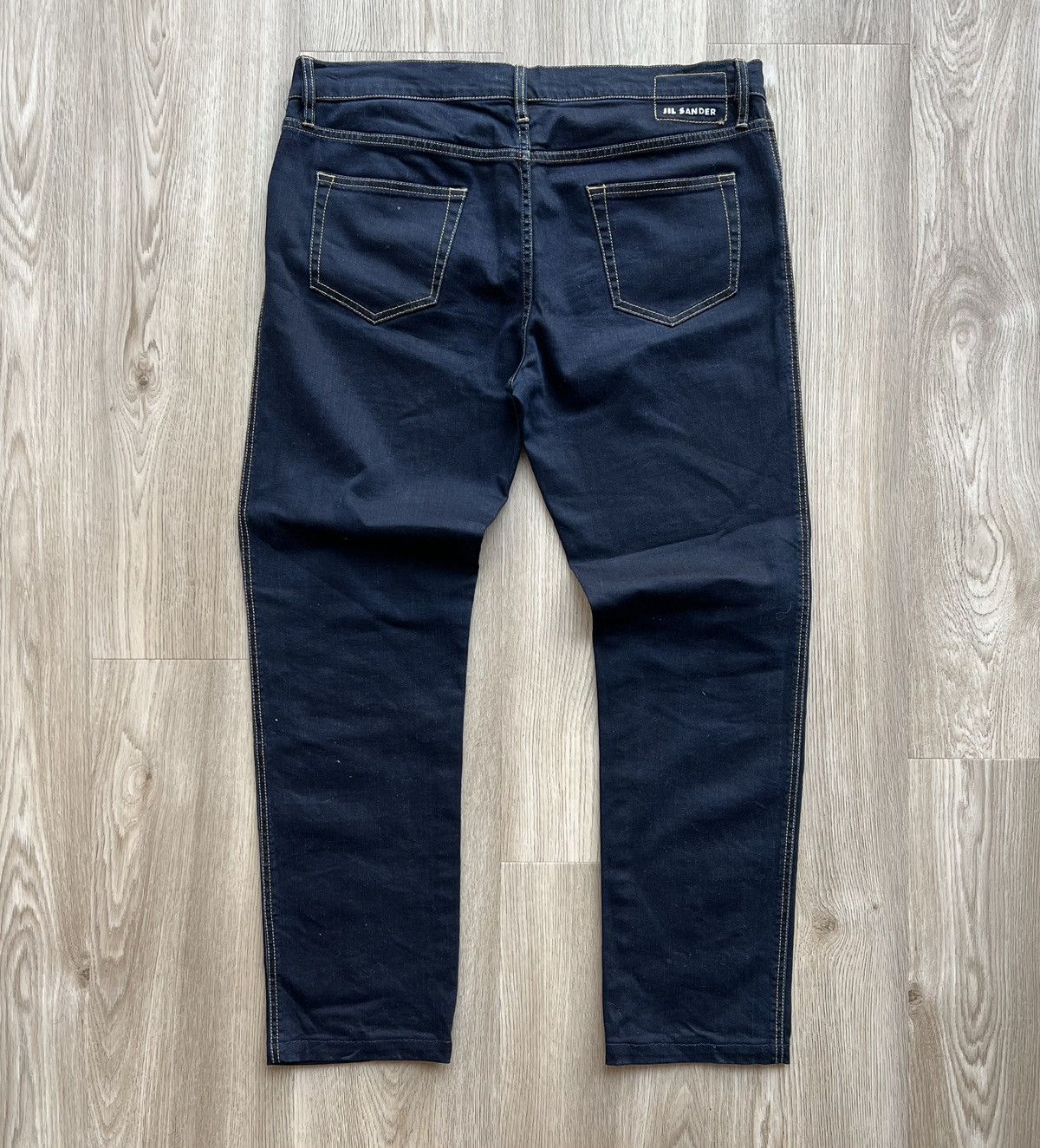 Jil Sander × Vintage Vintage Jil Sander Dark Blue Jeans Denim Pants Size US 32 / EU 48 - 10 Thumbnail
