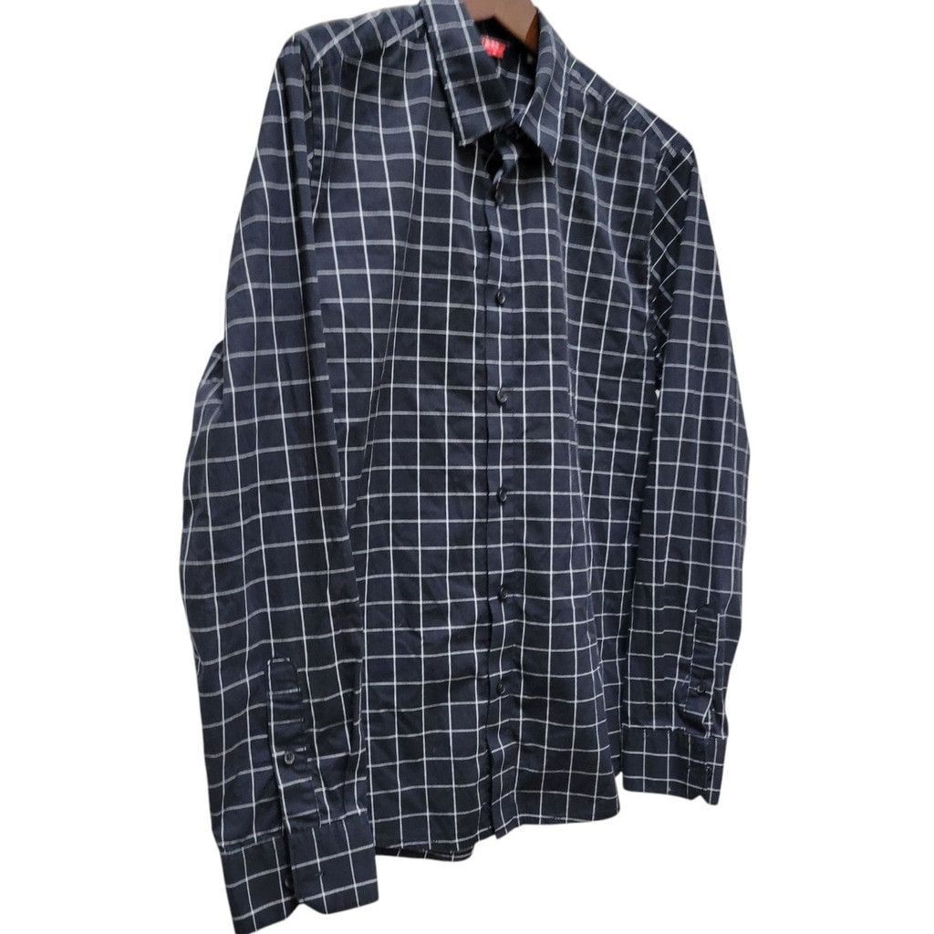 Guess Guess Men's Geometric Button-Up Long-Sleeves Shirt Medium Size US M / EU 48-50 / 2 - 3 Thumbnail