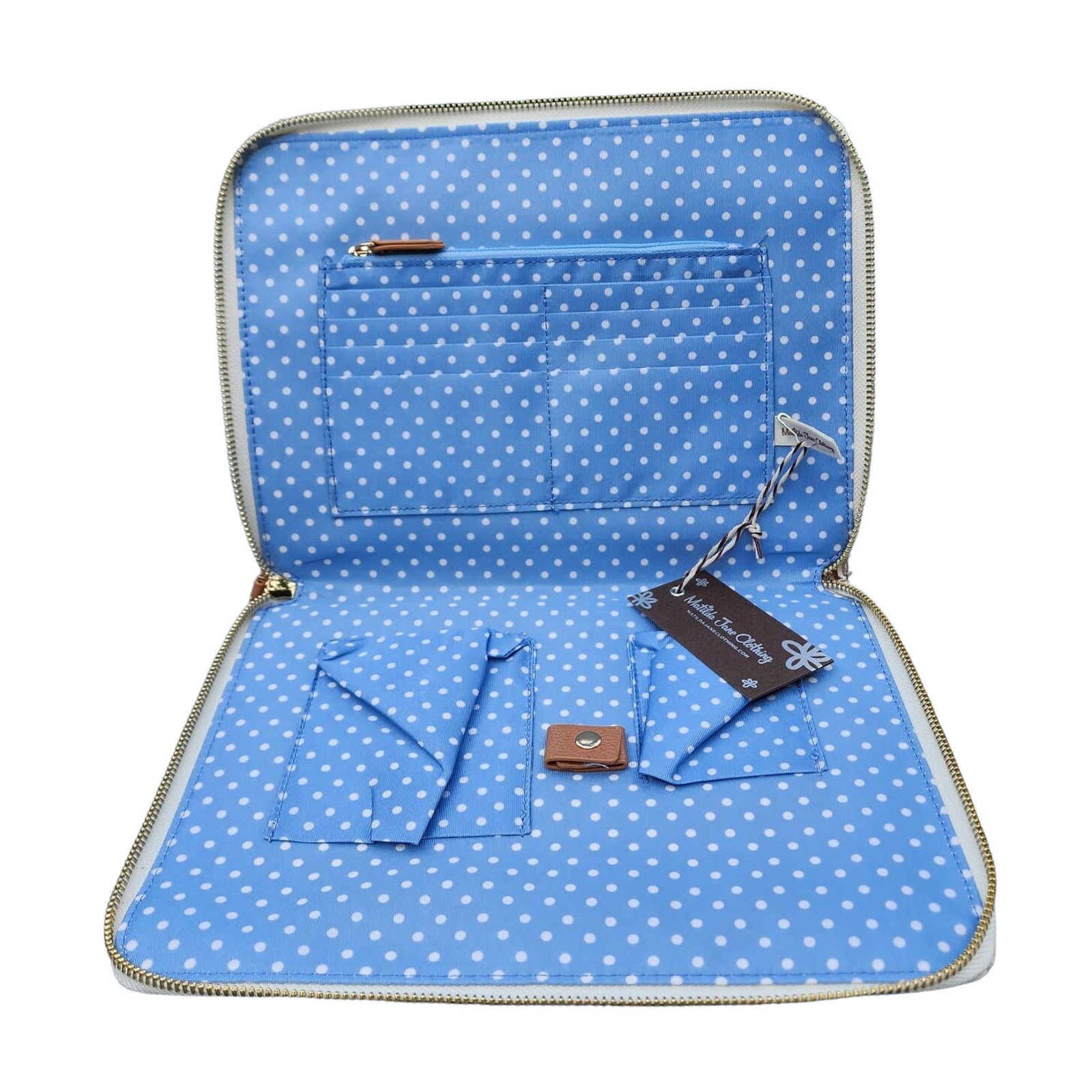 Designer Matilda Jane On The Go Vegan Floral Tablet Organizer Case Size ONE SIZE - 6 Thumbnail