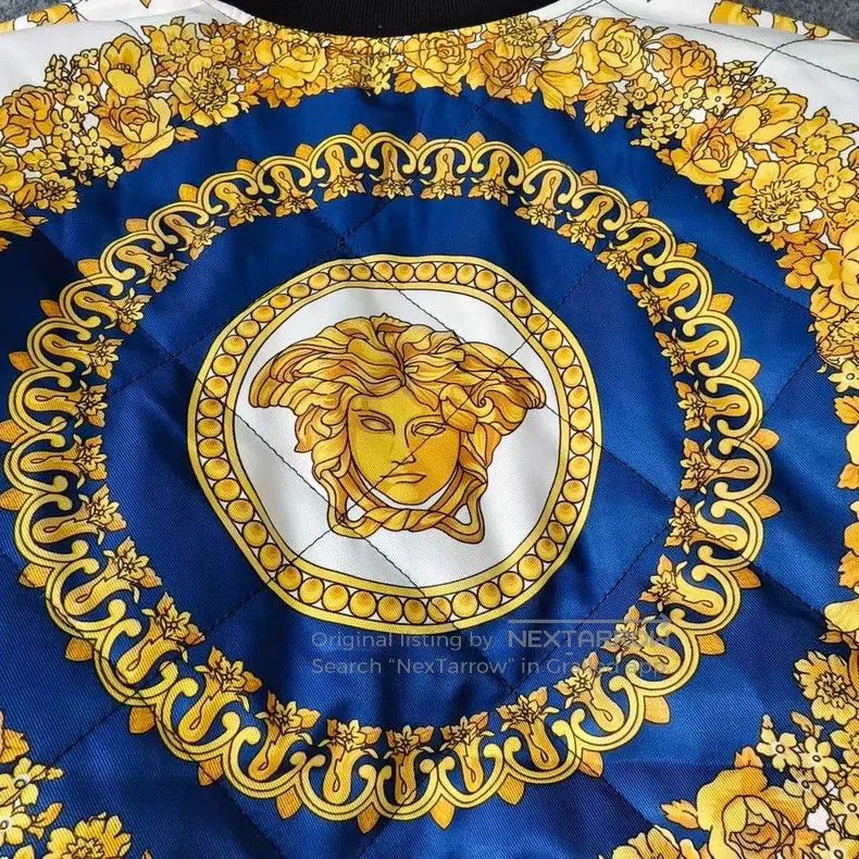 Versace Versace Court Medusa pattern full print, zipper stand-up c Size US M / EU 48-50 / 2 - 3 Thumbnail