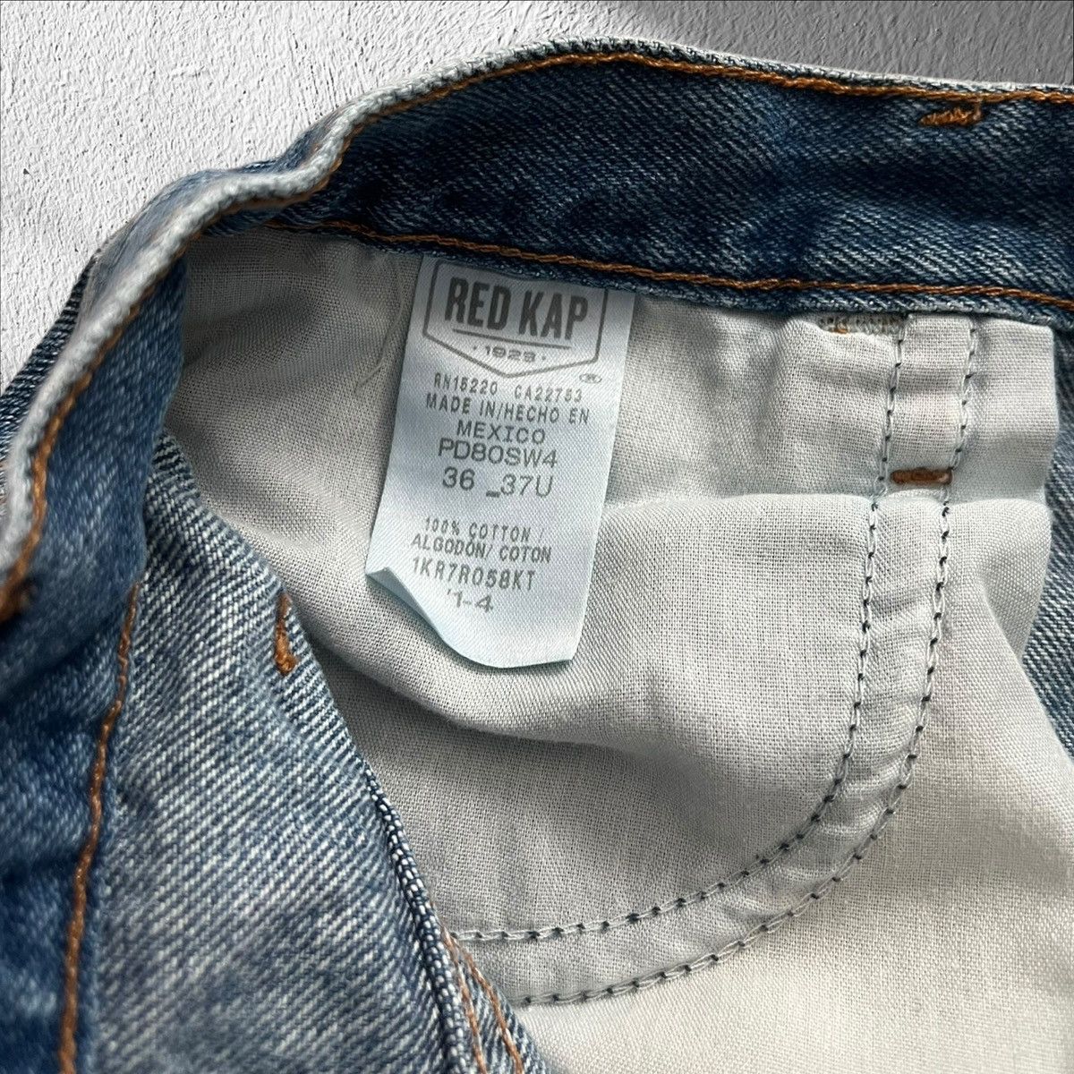 Red Kap Vintage Red Kap Carpenter Blue Jeans – Size 36x31 Size US 36 / EU 52 - 6 Thumbnail