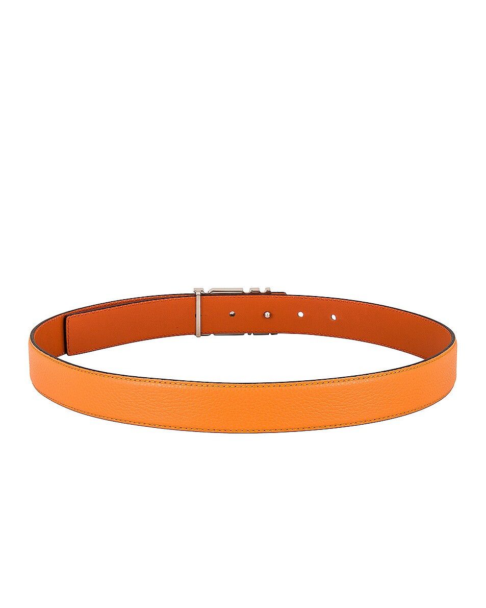 Amiri o1w1db10525 Size: 95 / Pebbled 3cm Belt in Orange Size 38 - 2 Thumbnail