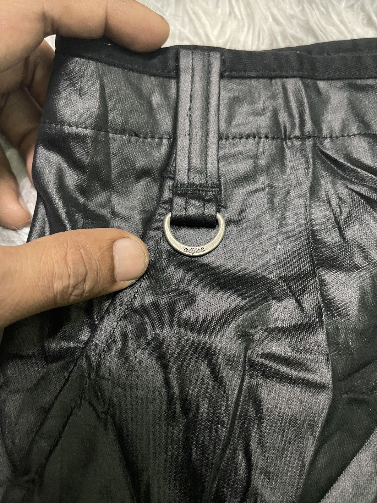 Gaultier Homme Objet 2000s JEAN PAUL GAULTIER SYNTHETIC LEATHER PANT RARE Size 28" / US 6 / IT 42 - 5 Thumbnail