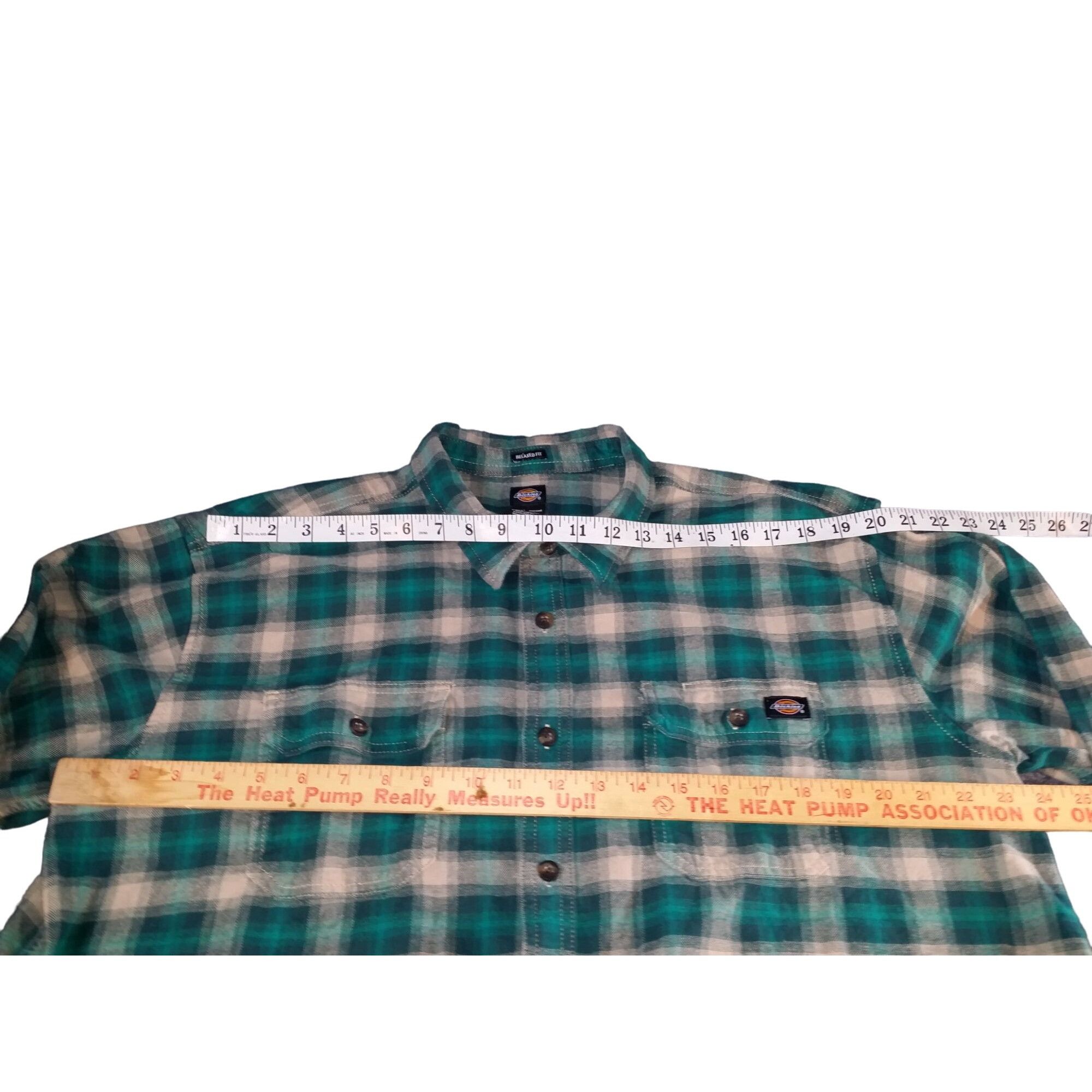 Dickies Dickies Plaid Button Up Shirt Men Sz XL Relaxed Fit Classic Size US XL / EU 56 / 4 - 4 Thumbnail