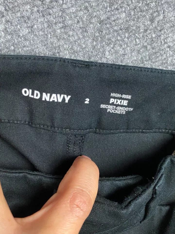 Old Navy Old Navy Pants Women's Size 2 High Rise Pixie Cotton Blend Size 26" / US 2 / IT 38 - 8 Thumbnail