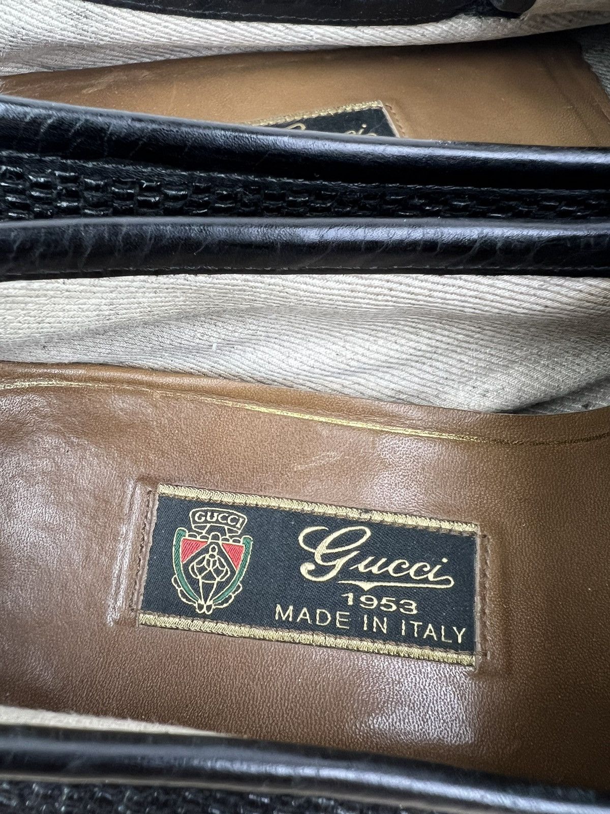 Gucci GUCCI Loafers Leather Shoes 1953 HORSEBIT Buckle Black Men’s Size US 8 / EU 41 - 20 Thumbnail
