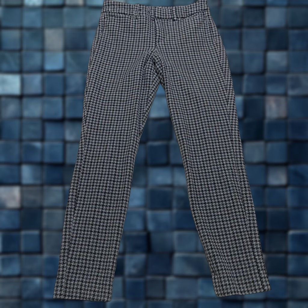 Old Navy Old Navy Womens Pants Gray Plaid Pixie Skinny Ankle High Rise Pockets 2 Size 26" / US 2 / IT 38 - 1 Thumbnail