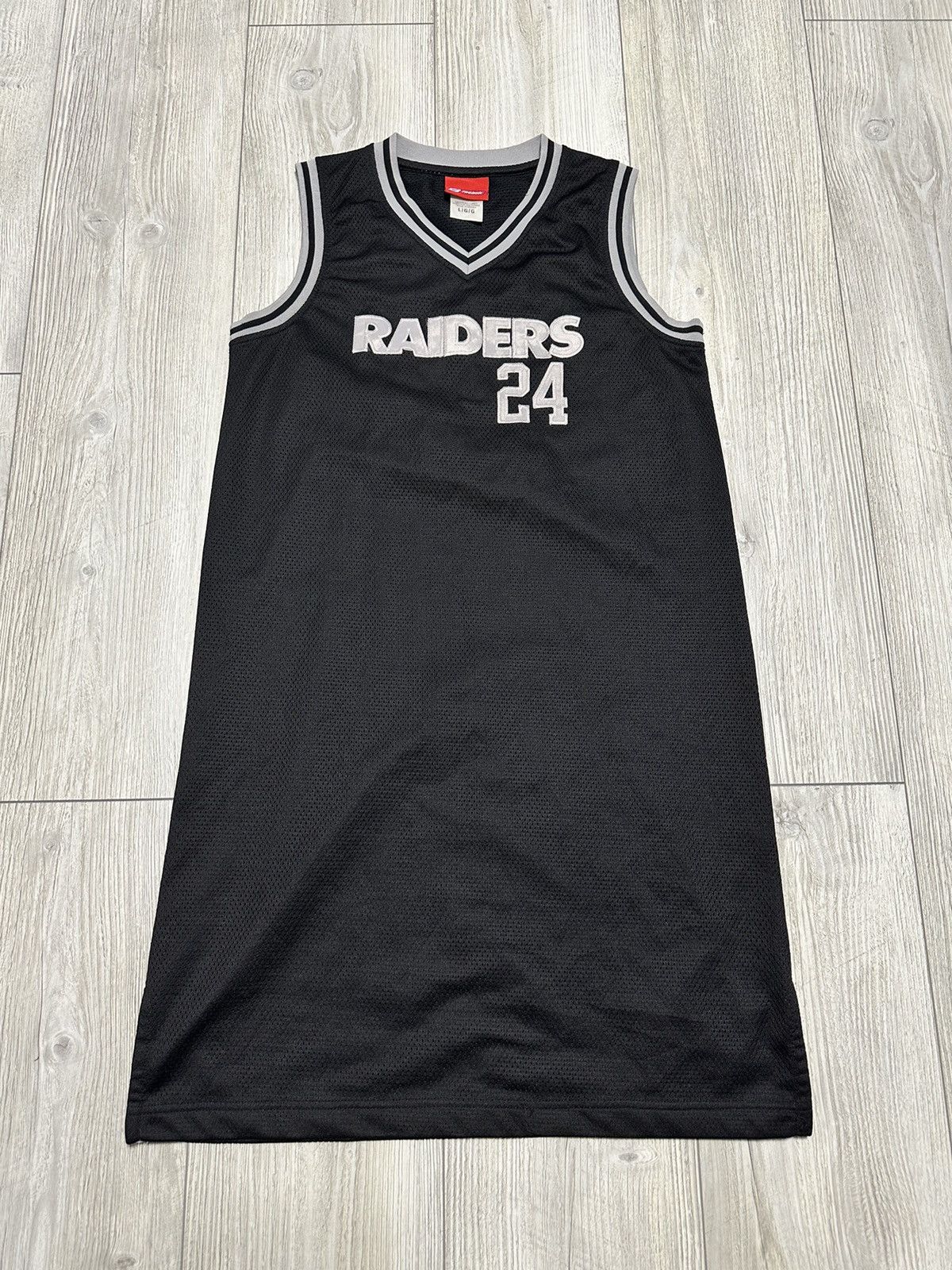 Reebok Reebok Women Las Vegas Raiders C WOODSON #24 Jersey Dress Size L / US 10 / IT 46 - 1 Thumbnail