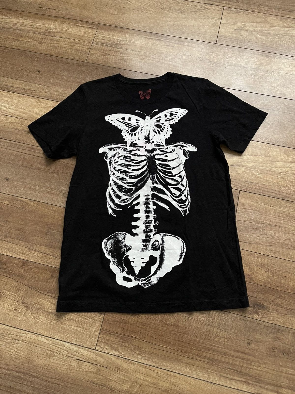 AWGE Playboi Carti Butterfly Skull T-Shirt Tee Rap Hip Hop Size US M / EU 48-50 / 2 - 2 Thumbnail