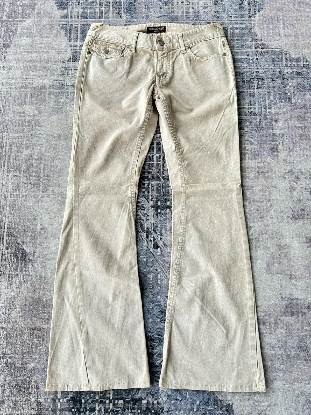 If Six Was Nine Tornado Mart Flared Plain Pants Size US 29 - 1 Thumbnail