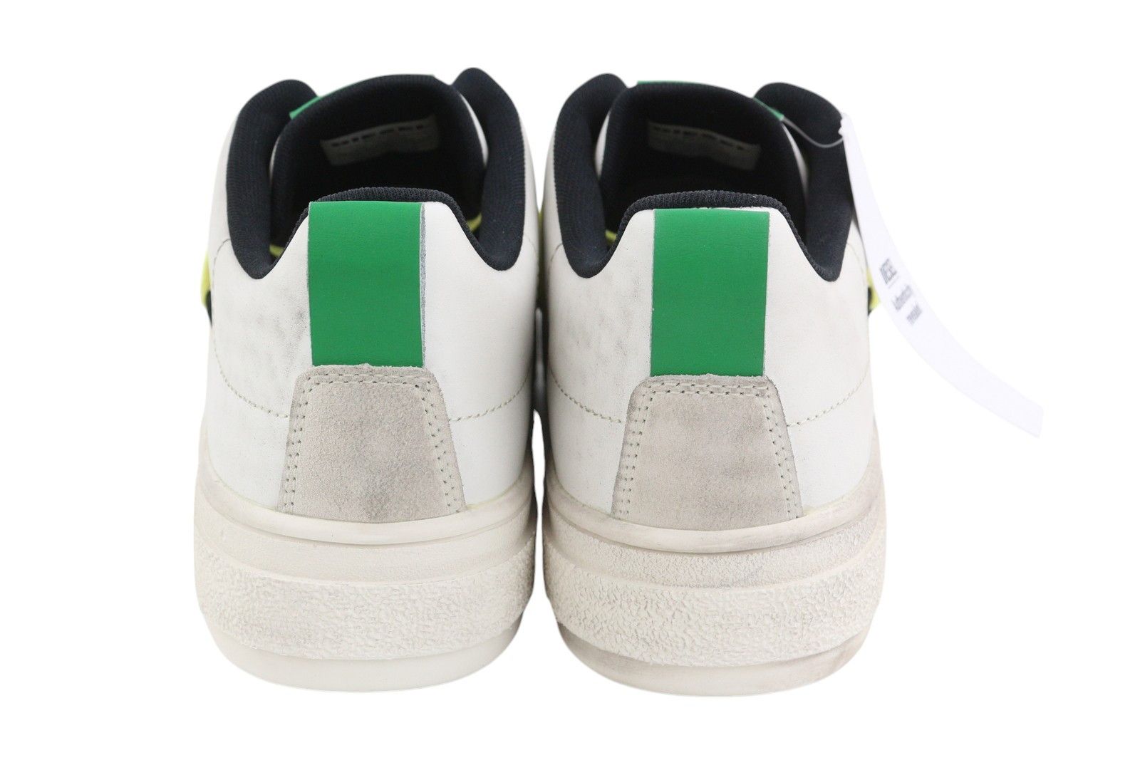 Diesel S-SHIKA LACEUP EU42.5 White Leather Low Top Logo 40833 Size US 9.5 / EU 42-43 - 8 Thumbnail