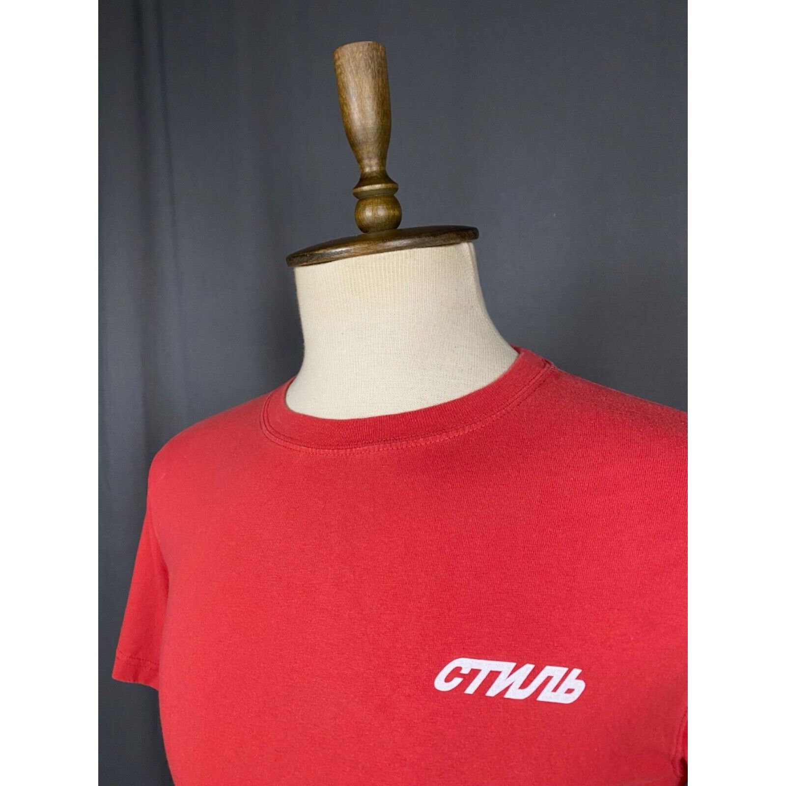 Heron Preston Heron Preston Big Logo Men's Red T-Shirt Size S Size US S / EU 44-46 / 1 - 5 Thumbnail