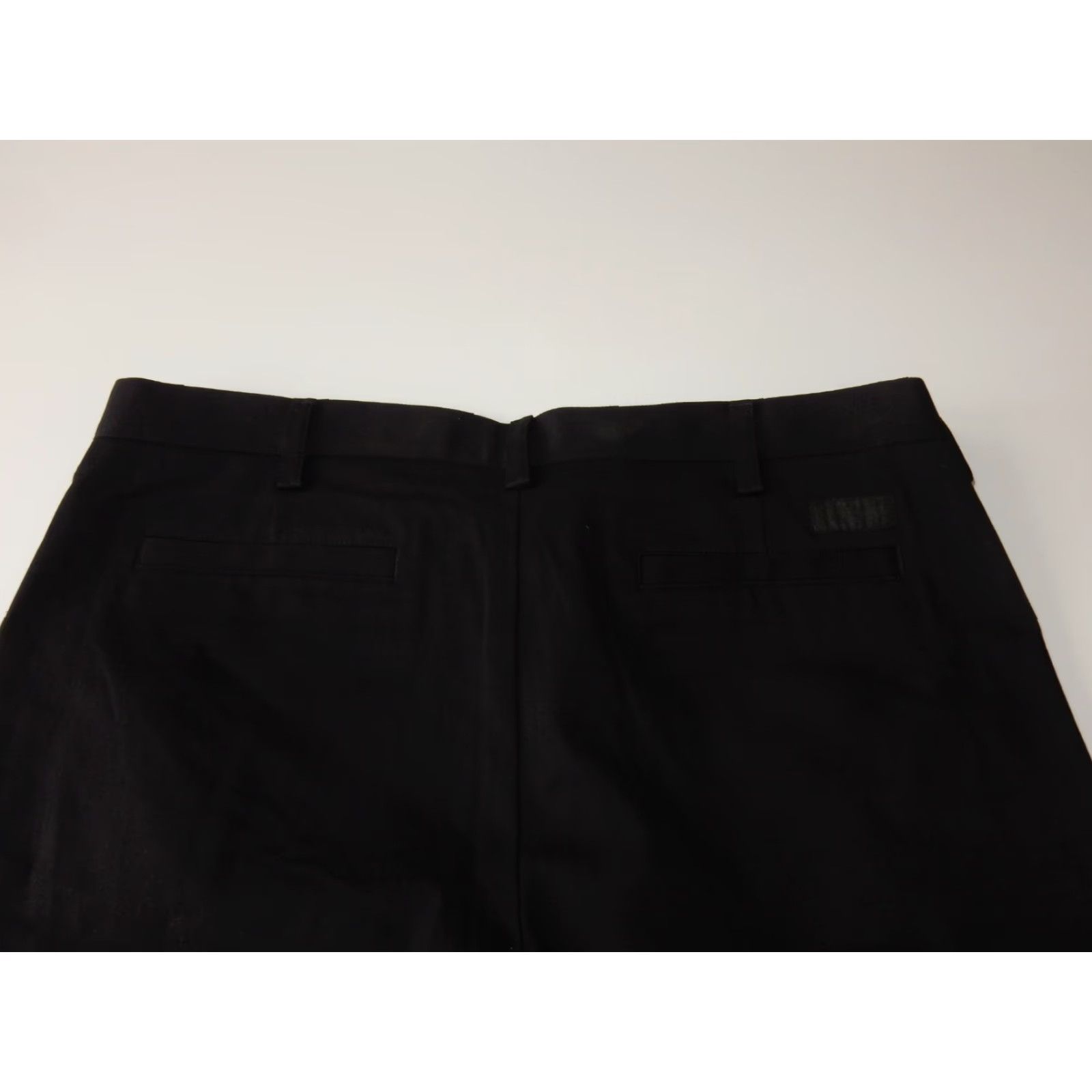 Banana Republic Banana Republic Pants Men Khaki 38x34 Inseam 34 Flat Front Athletic Fit Black Cotton Band Reg Regular Mens Size US 38 / EU 54 - 2 Thumbnail