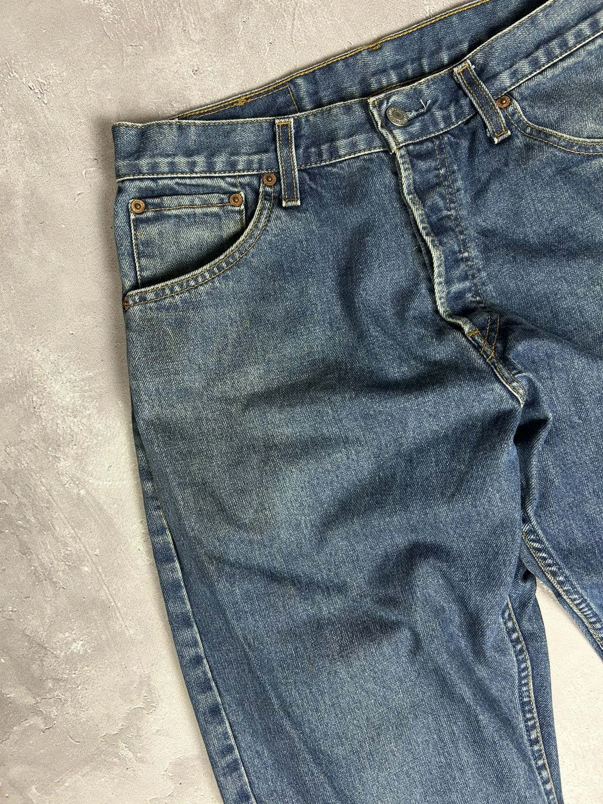 Levi's × Levi's Vintage Clothing × Vintage y2k Levis 522 Red Tab Jeans Vintage sz 29x32 90s RARE Size US 29 - 3 Thumbnail
