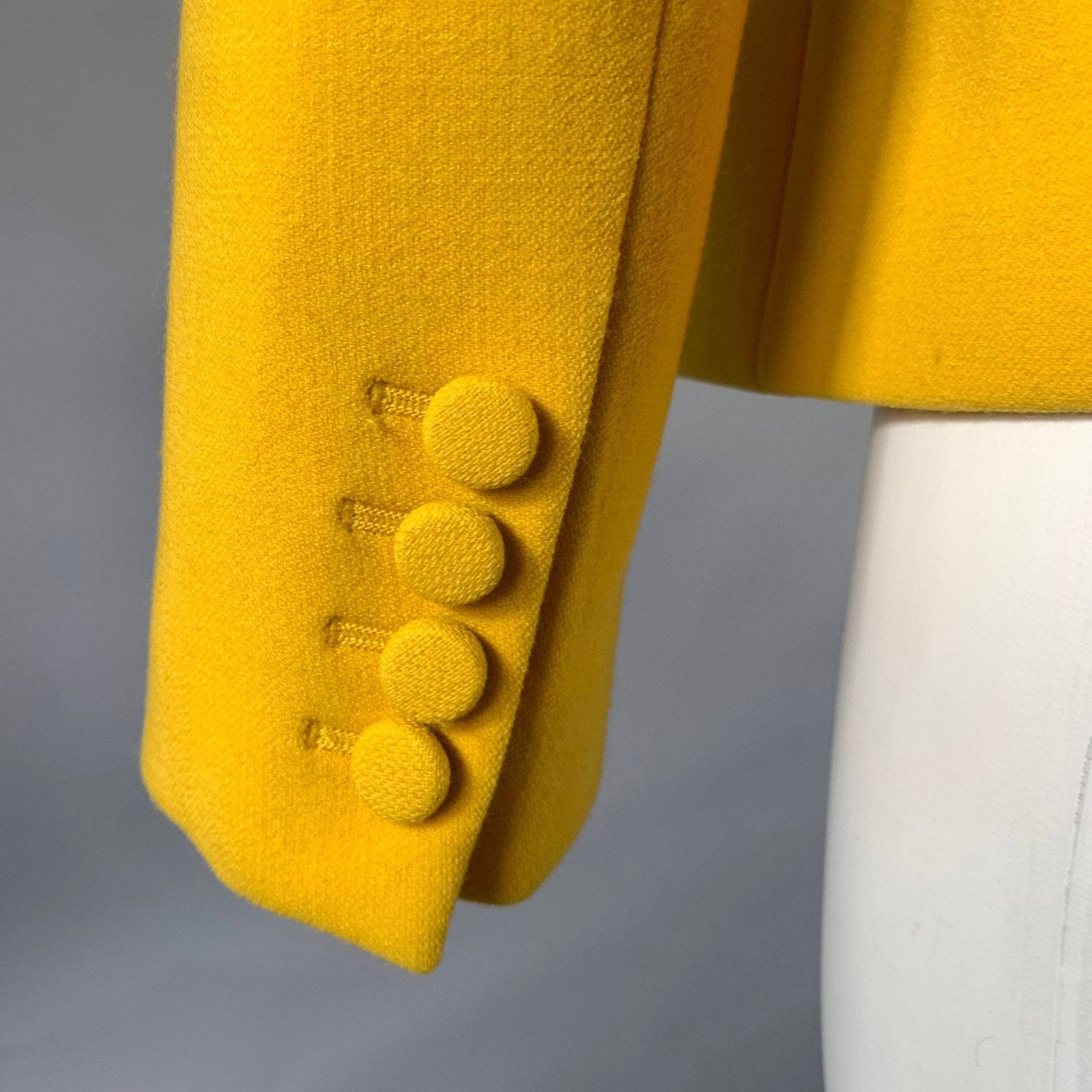 Bottega Veneta BOTTEGA VENETA Size 4 Wool Polyamide Chain Stitch Blazer Size S / US 4 / IT 40 - 5 Thumbnail