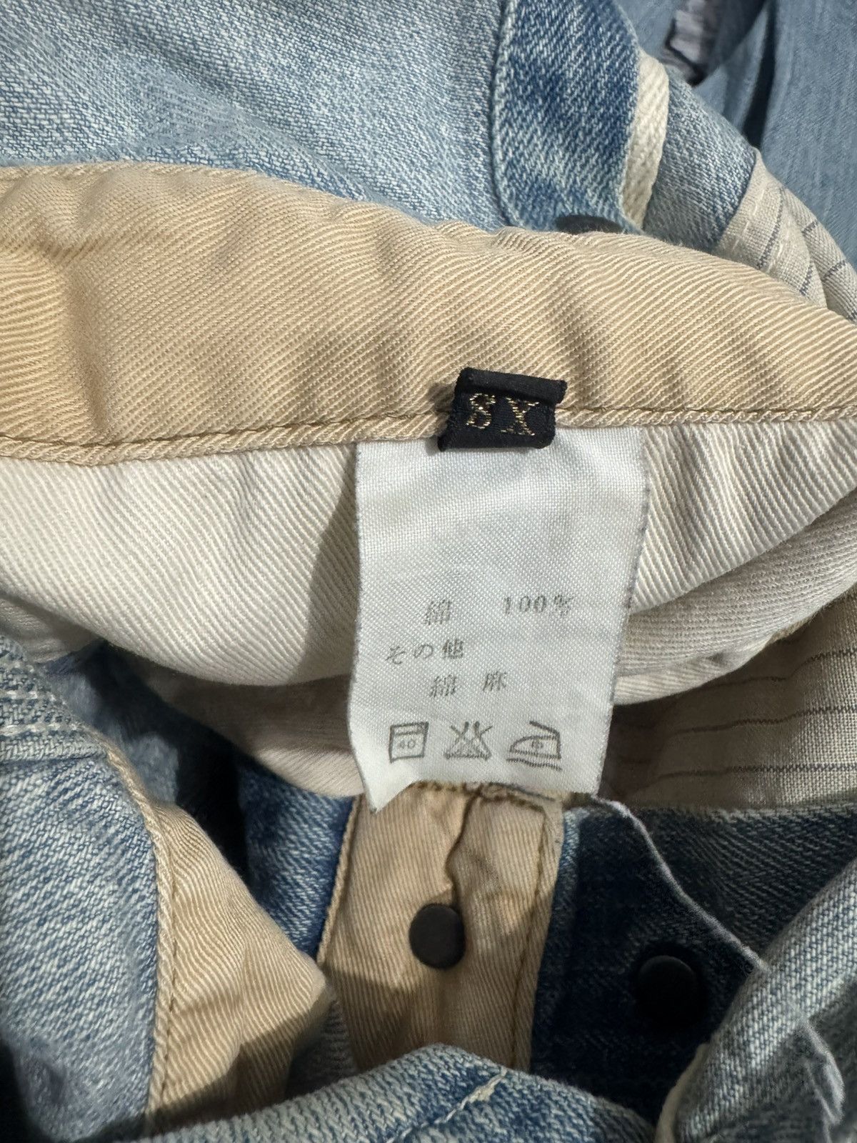 Kapital × Kapital Kountry Kapital Blue Hands Jumpsuits Overall Vintage Japanese Style Size 32" / US 10 / IT 46 - 6 Thumbnail