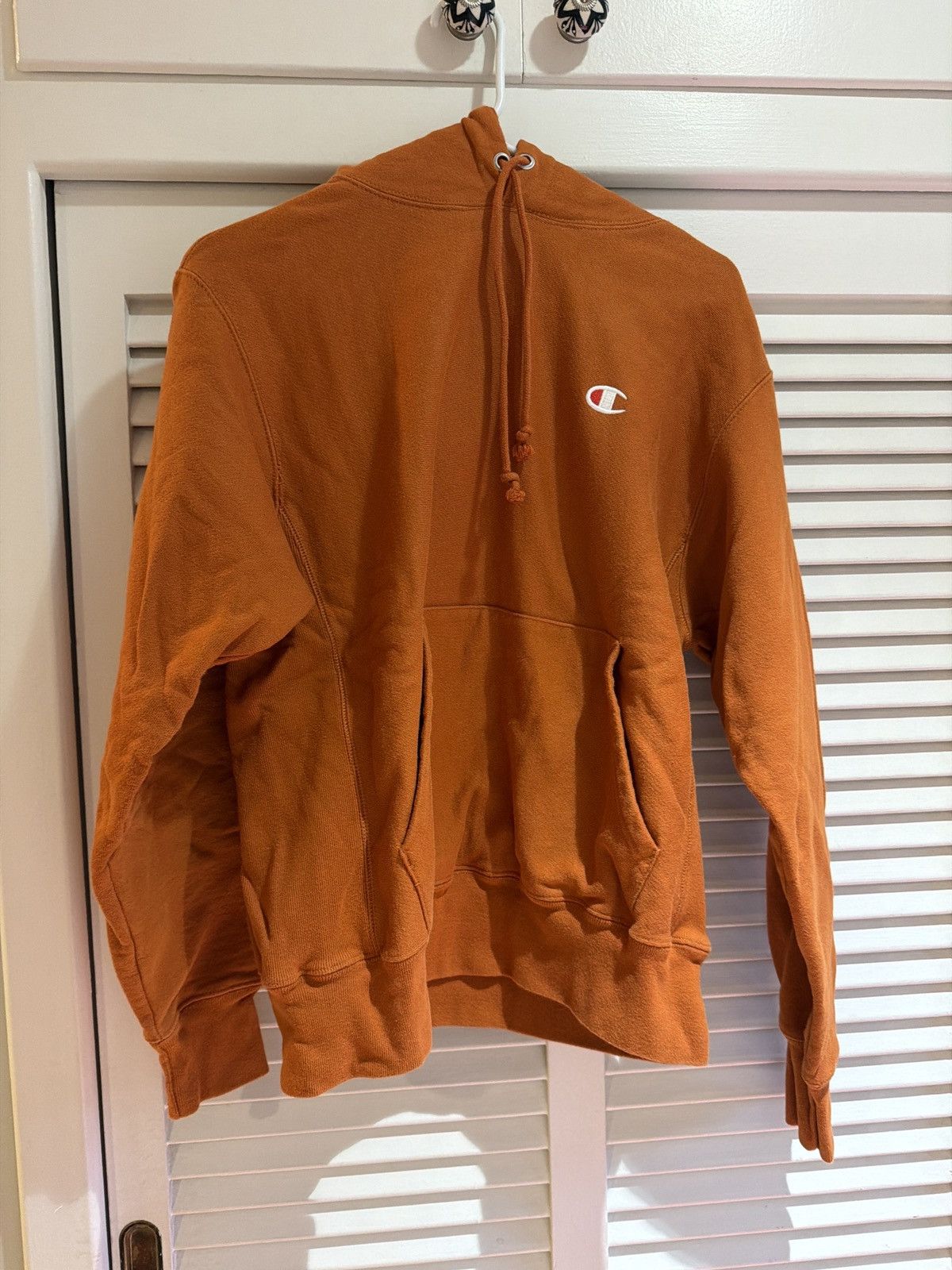 Champion Champion reverse weave burnt orange hoodie medium Size US M / EU 48-50 / 2 - 1 Thumbnail