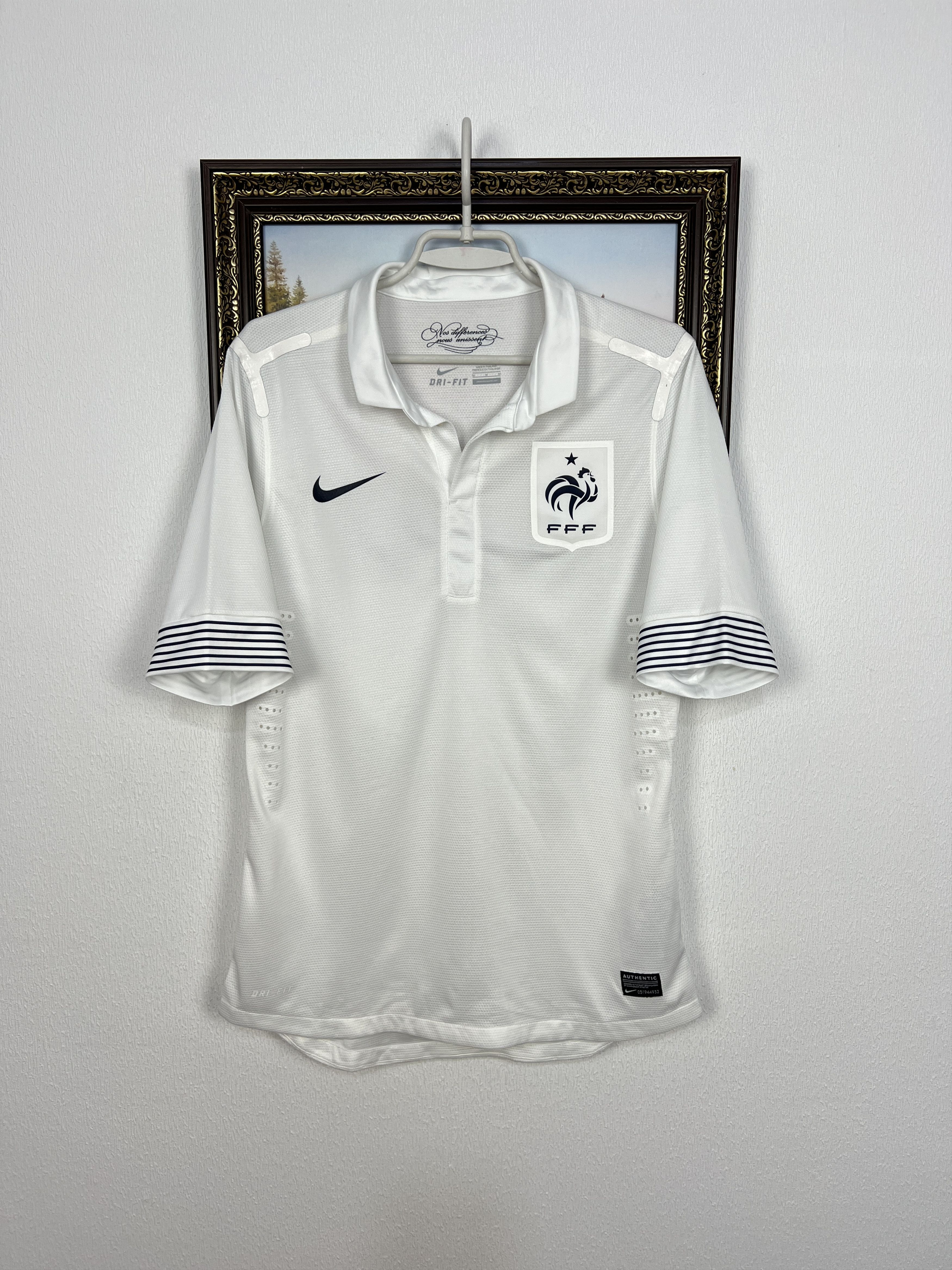Nike France Away football shirt 2012 Soccer Player Issue Nike Size US M / EU 48-50 / 2 - 1 Thumbnail