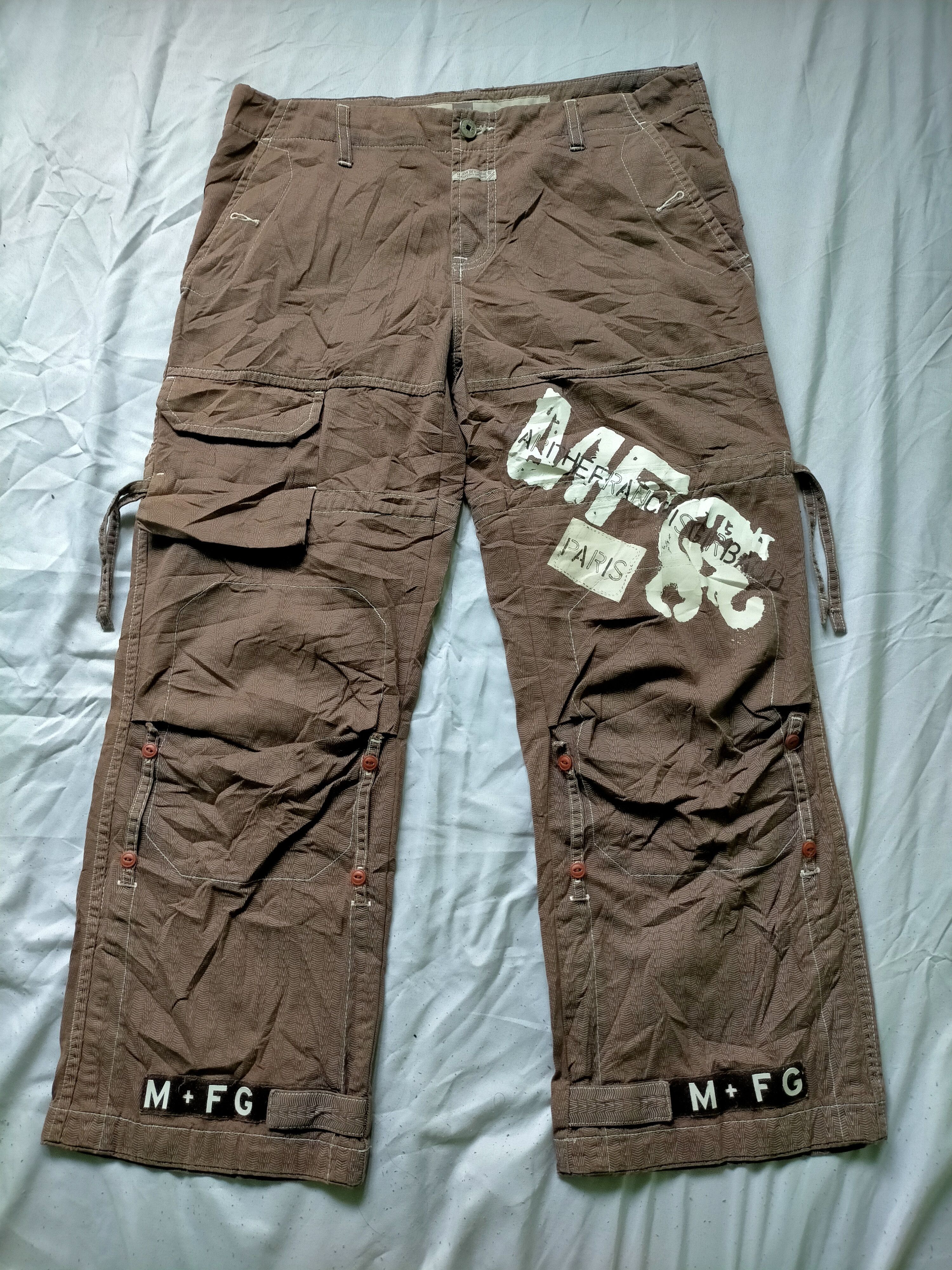 Marithe + Francois Girbaud Marithe Francois Girbaud Bondage Pants Size 33" - 1 Thumbnail