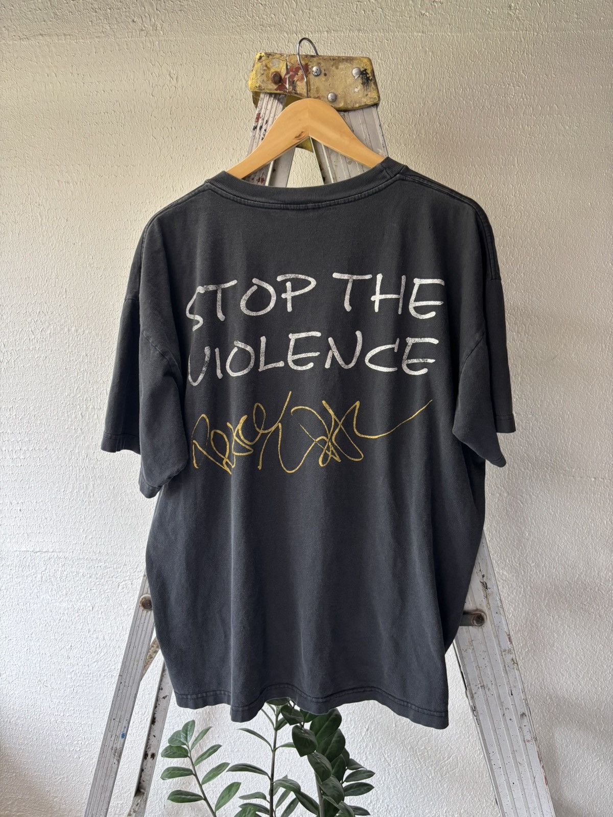 Rap Tees Tupac stop the violence 1997 Size US XL / EU 56 / 4 - 2 Thumbnail