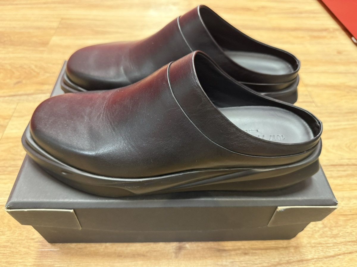 1017 ALYX 9SM 1017 ALYX 9SM Black Leather Mono Mule Shoes Slip On Size US 11.5 / EU 44-45 - 2 Thumbnail
