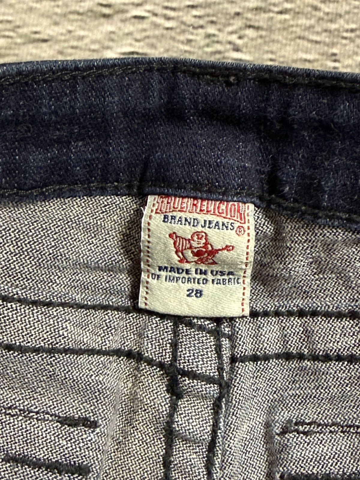 True Religion True Religion flared Joey jeans vintage navy black Size 28" / US 6 / IT 42 - 8 Thumbnail