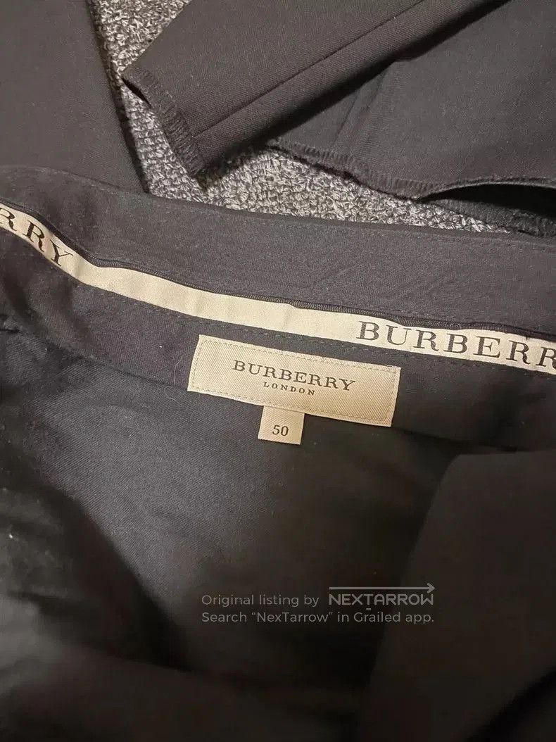 Burberry Burberry Wool Casual Black Trousers. Size US 36 / EU 52 - 6 Thumbnail