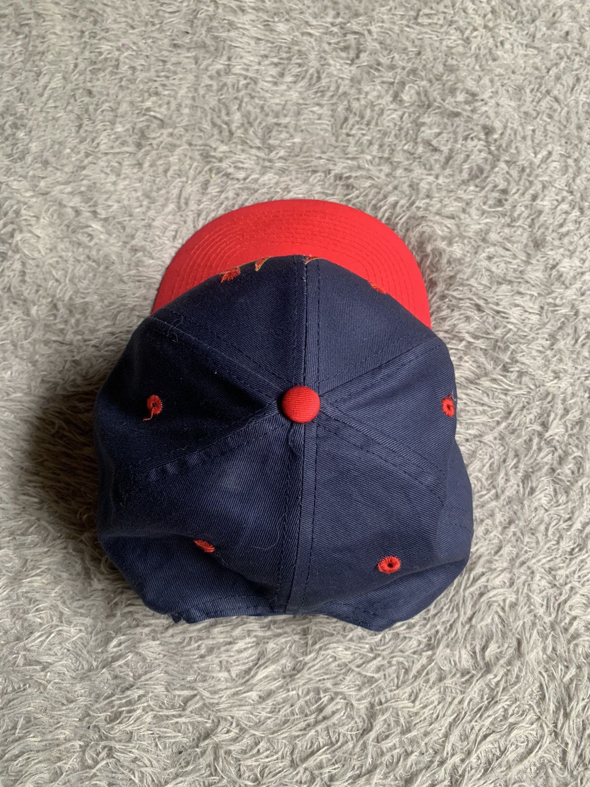 Vintage Vintage 90s Judas Priest Jugulator Tour Two Tone Cap Hat Size ONE SIZE - 6 Thumbnail