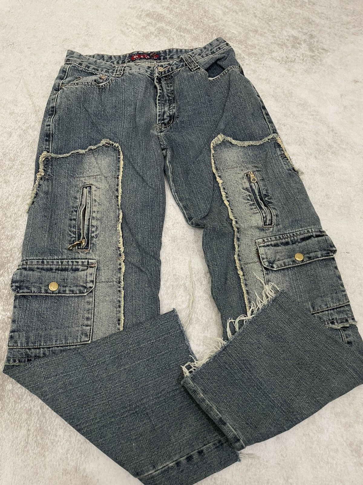 Hysteric Glamour 2000s Jinggou Japan Flared distressed Denim LGB Style Size US 29 - 3 Thumbnail