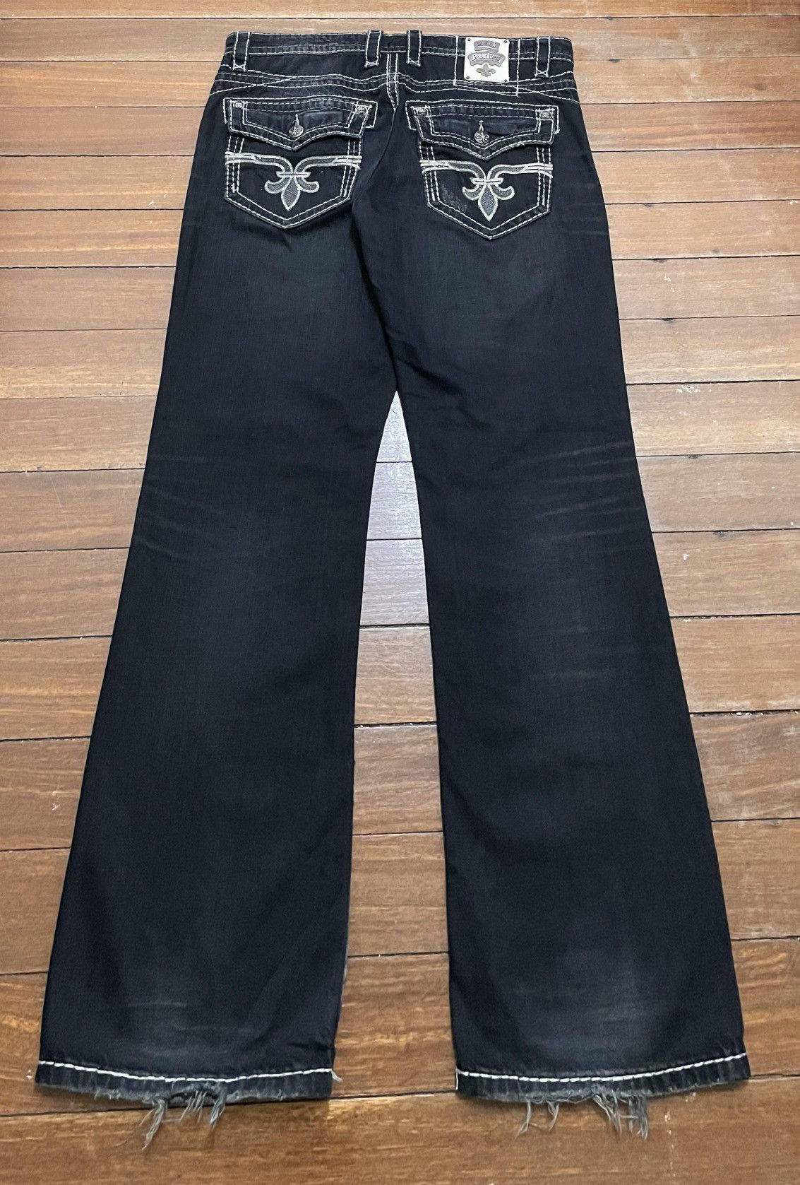 Rock Revival Rare Design Vintage Brand Rock Revival Baggy Jeans 1990s Size US 36 / EU 52 - 2 Thumbnail