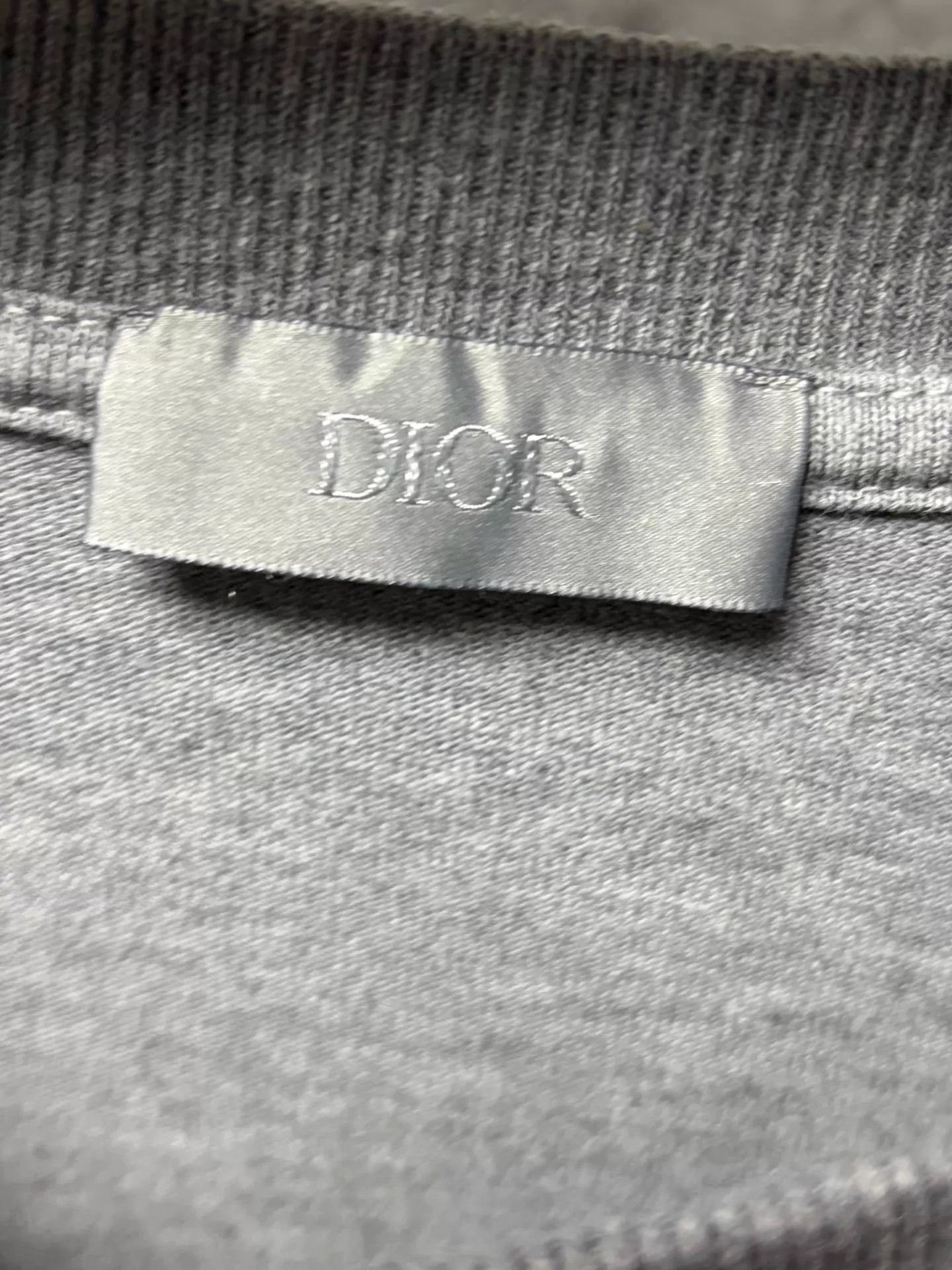 Dior Dior men's gray short-sleeve T-shirt S Size US S / EU 44-46 / 1 - 3 Thumbnail