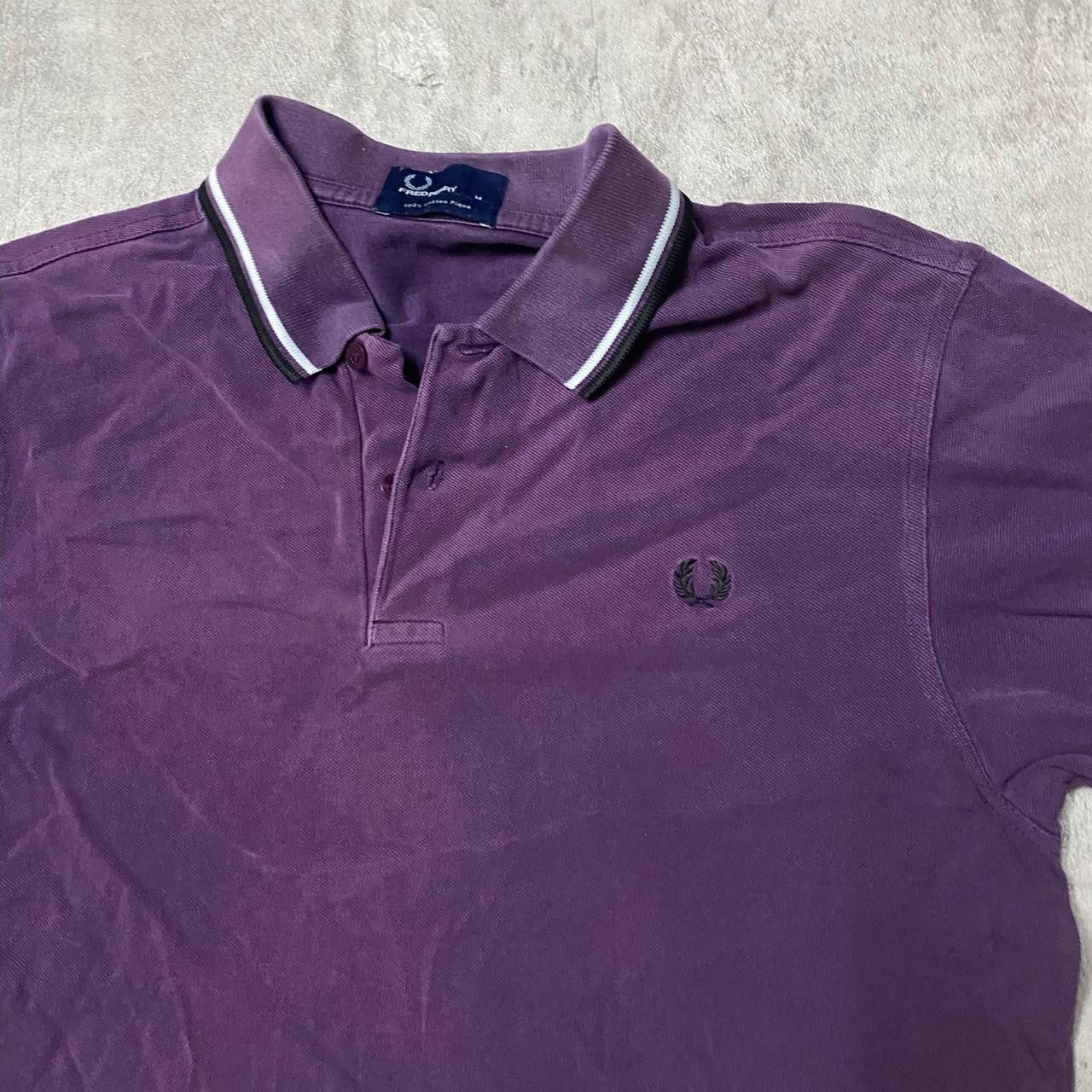 Fred Perry Purple Fred Perry polo shirt polo Size US M / EU 48-50 / 2 - 2 Thumbnail