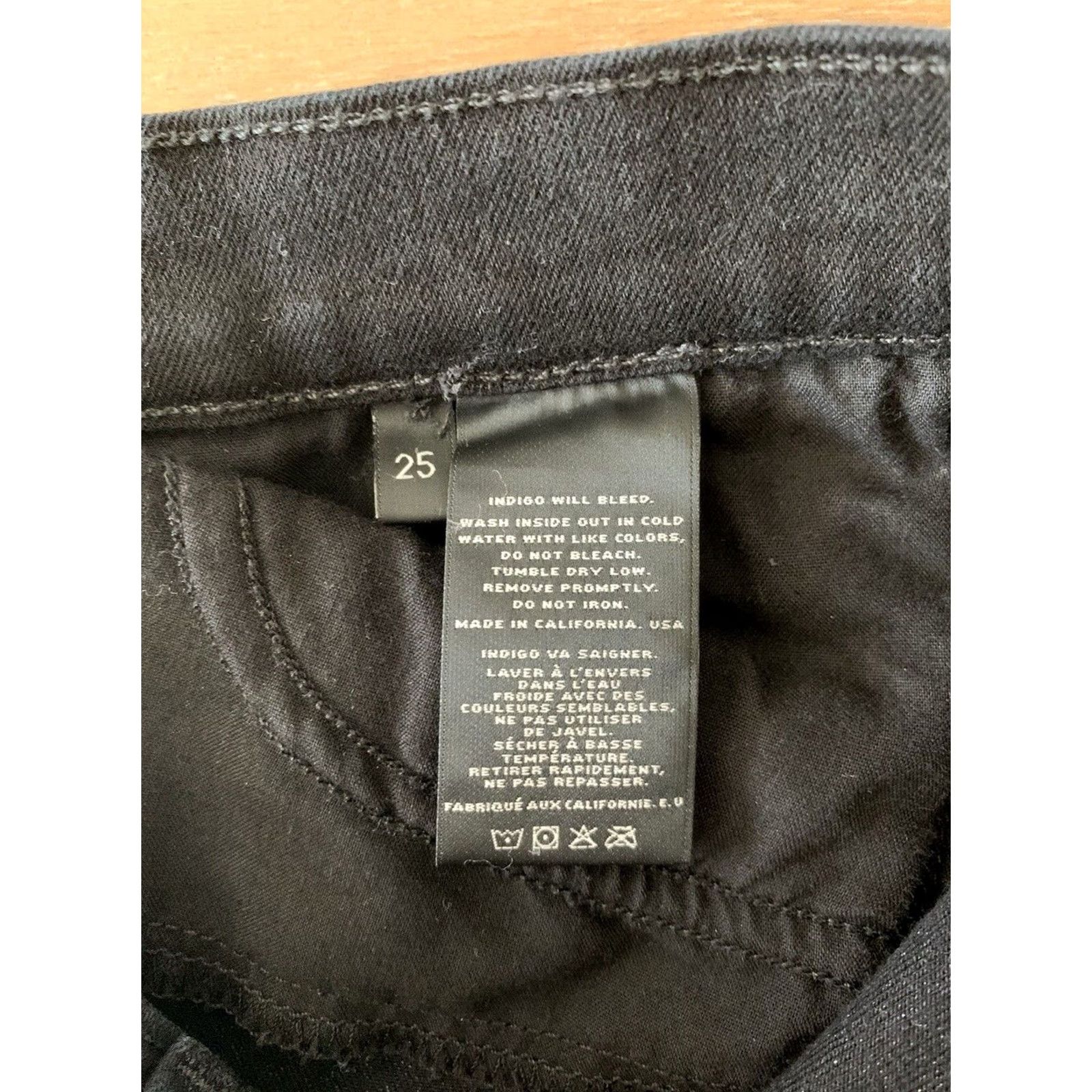 J Brand J Brand Martini Shadow Black Flare Jeans Women's 25 Slim Bootcut Stretch Denim Skinny not applicable Size 26" / US 2 / IT 38 - 5 Thumbnail