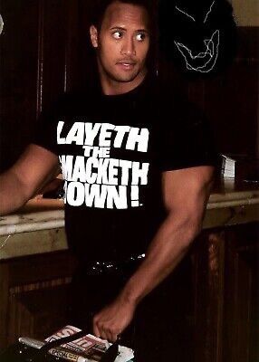 WWE WWE The Rock 1999 Layeth the Smacketh Down sz L Event! Size US L / EU 52-54 / 3 - 3 Thumbnail