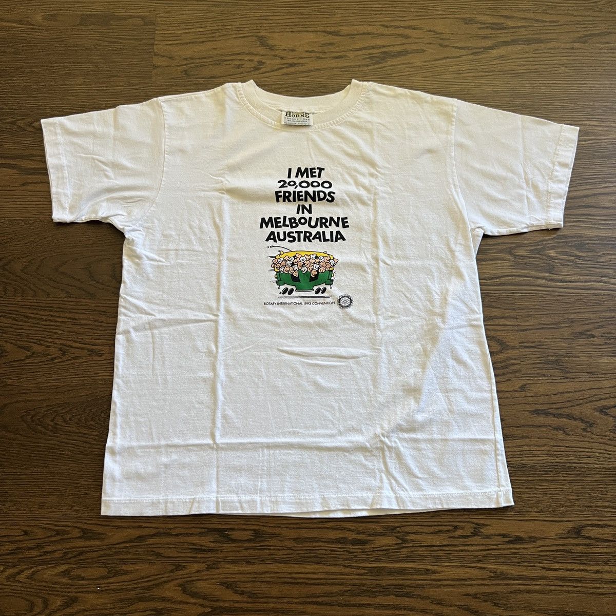 Vintage Vintage 1993 Melbourne Australia Rotary Friends shirt Size US XL / EU 56 / 4 - 1 Thumbnail