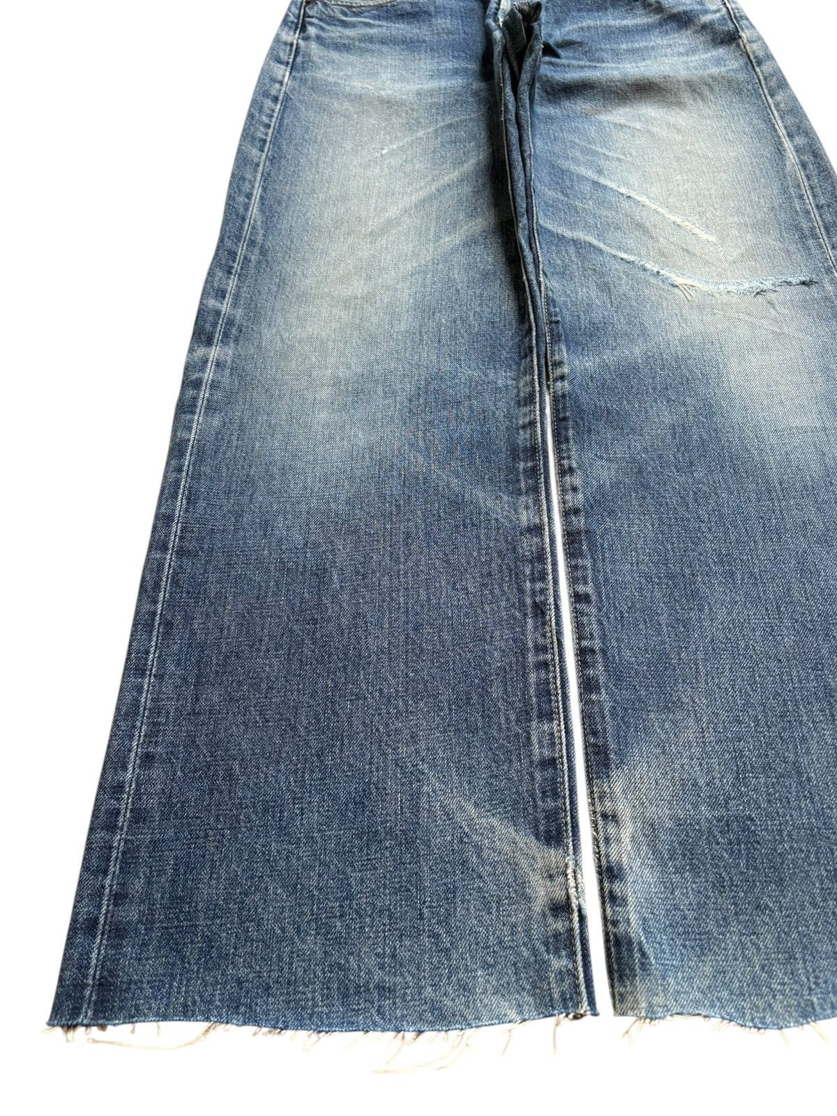 Levi's Vintage 80s Levis 503BXX Big E Selvedge Distress Baggy Jeans Size US 32 / EU 48 - 6 Thumbnail