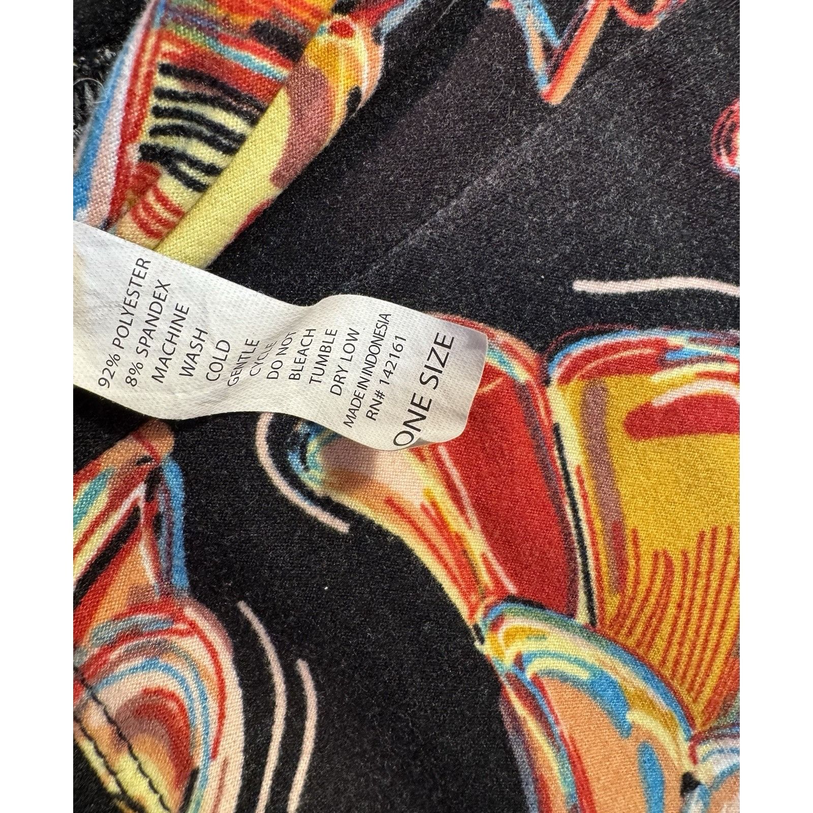 Other LuLaRoe Leggings OS One Size BLACK MUSIC NOTE Gently Used Size 29" - 7 Thumbnail