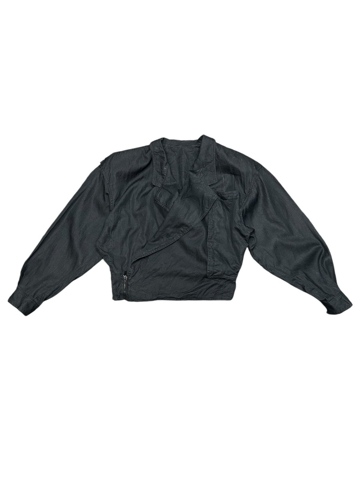 JUN MEN Vintage 90s JUN MEN Crop Bomber Jacket Size US M / EU 48-50 / 2 - 1 Thumbnail