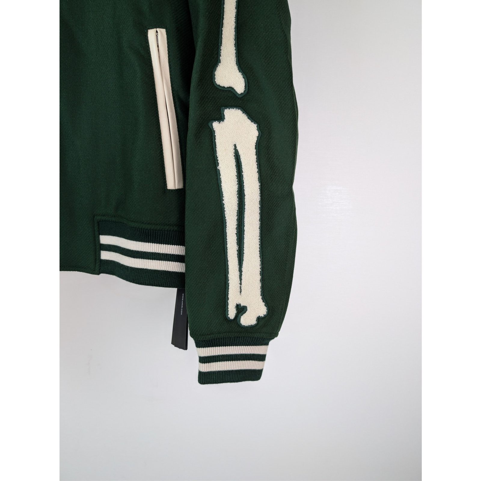 Amiri o1rshd1 Bones Jacket in Rain Forest Size US M / EU 48-50 / 2 - 5 Thumbnail