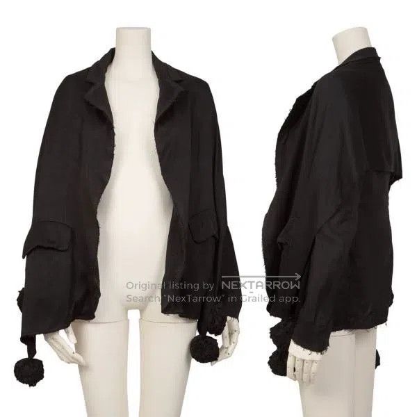 Comme des Garcons Comme des Garcons Black Retro Ball Decorated Jacket Size M / US 6-8 / IT 42-44 - 1 Thumbnail