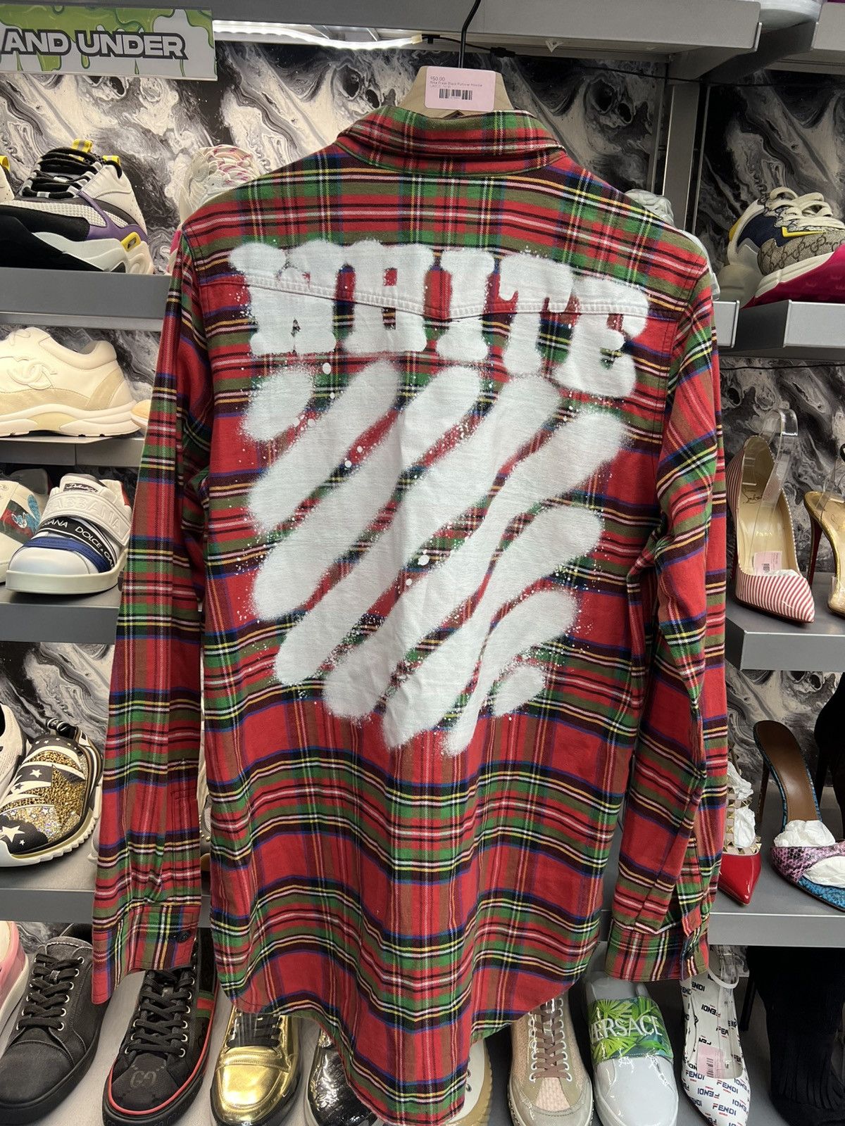 Off-White Off-White Spray Check Shirt Size US M / EU 48-50 / 2 - 2 Thumbnail