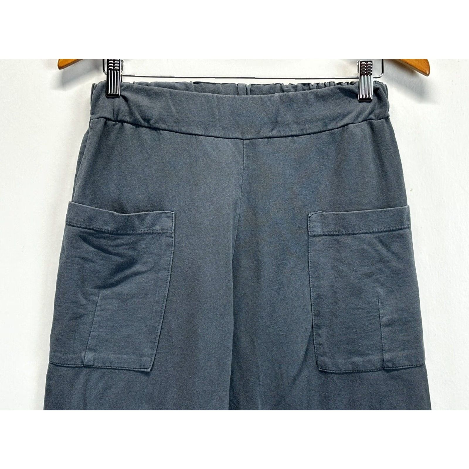 Vintage Suzy D London Women's Gray Cargo Crop Pants Small Size 28" / US 6 / IT 42 - 2 Thumbnail