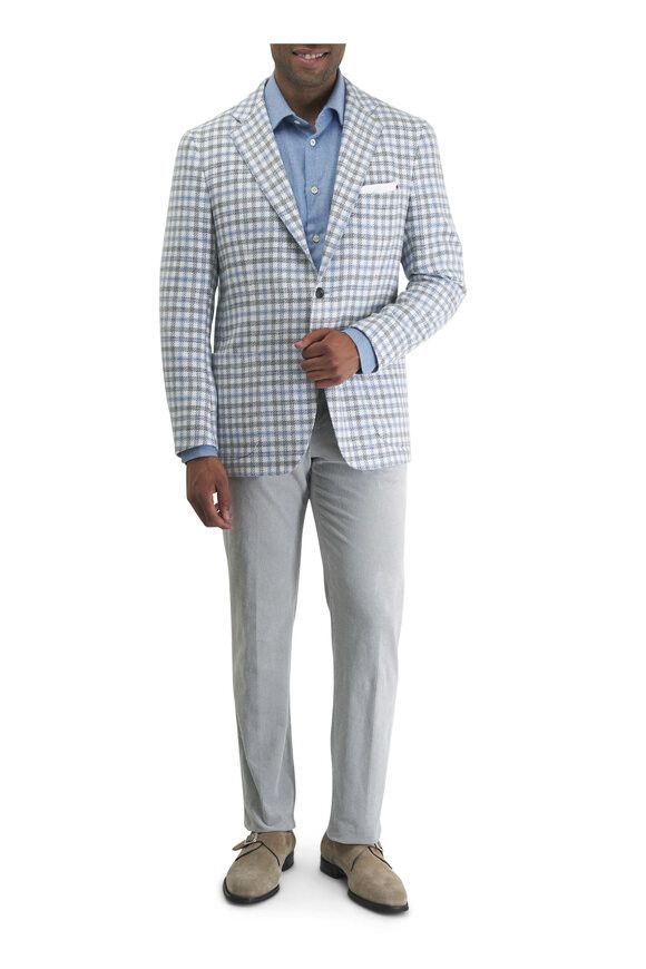 Kiton o1mtch0225 Corduroy Pant in Grey Size US 34 / EU 50 - 3 Thumbnail