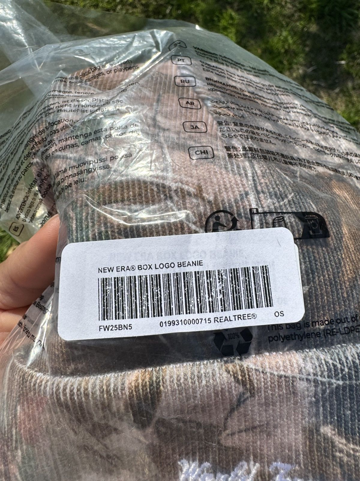 Supreme Supreme New Era Box Logo Beanie Real Tree AP Camo Size ONE SIZE - 3 Thumbnail