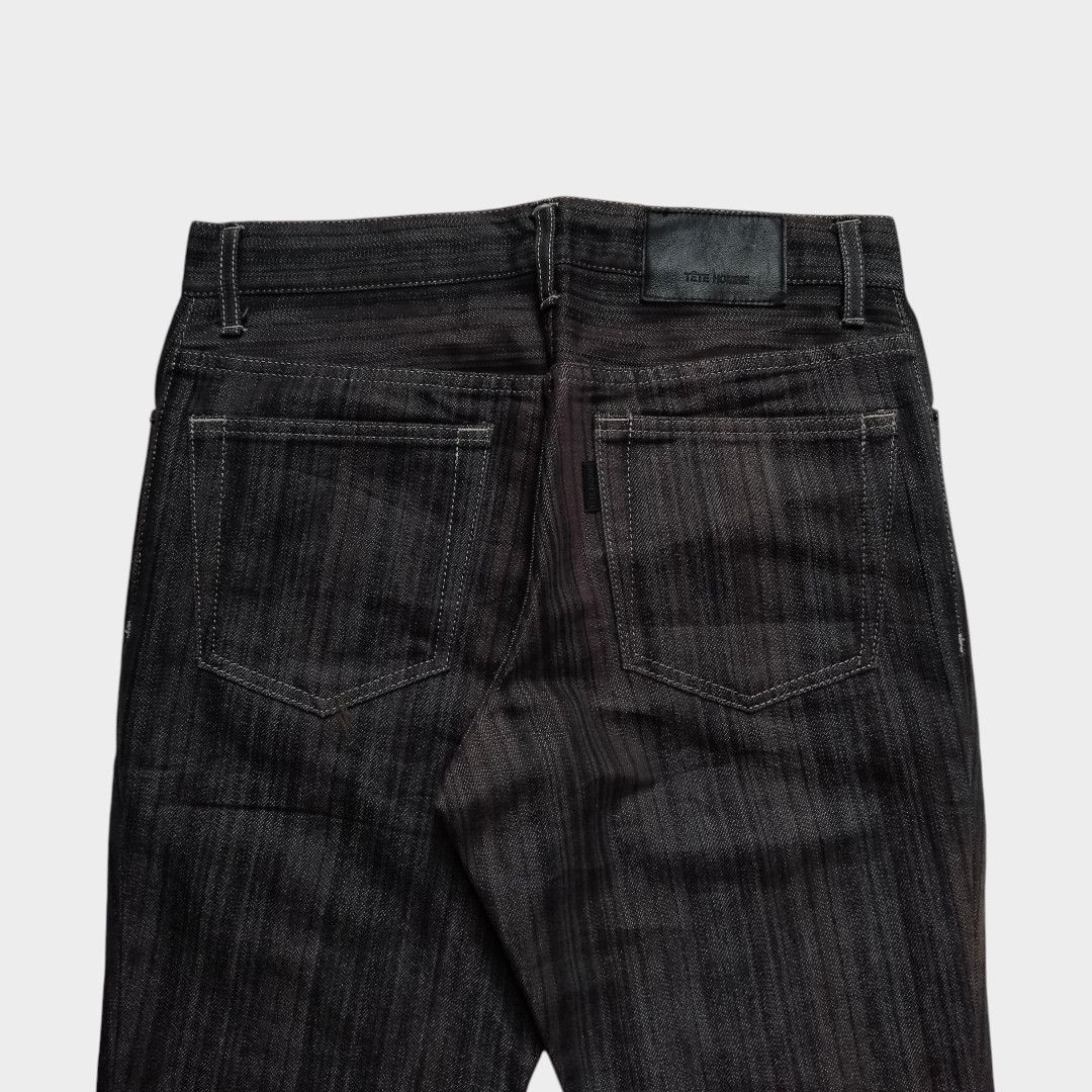 Tornado Mart Tete Homme stripe flared jean Size US 28 / EU 44 - 4 Thumbnail