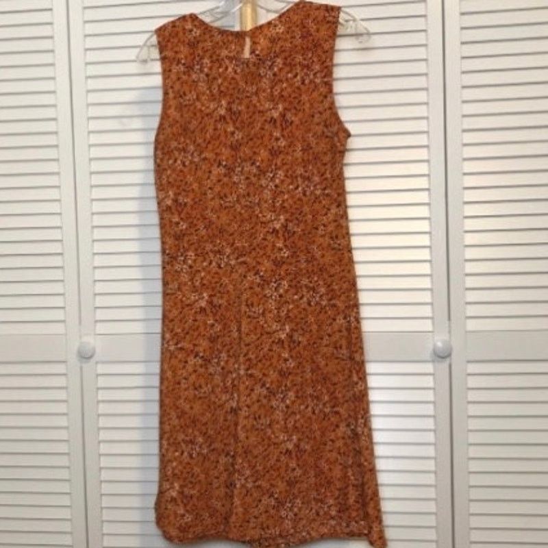 Other Giorgio Fiorlini Floral Sleeveless A-line Midi Dress 12 Size XL / US 12-14 / IT 48-50 - 2 Thumbnail