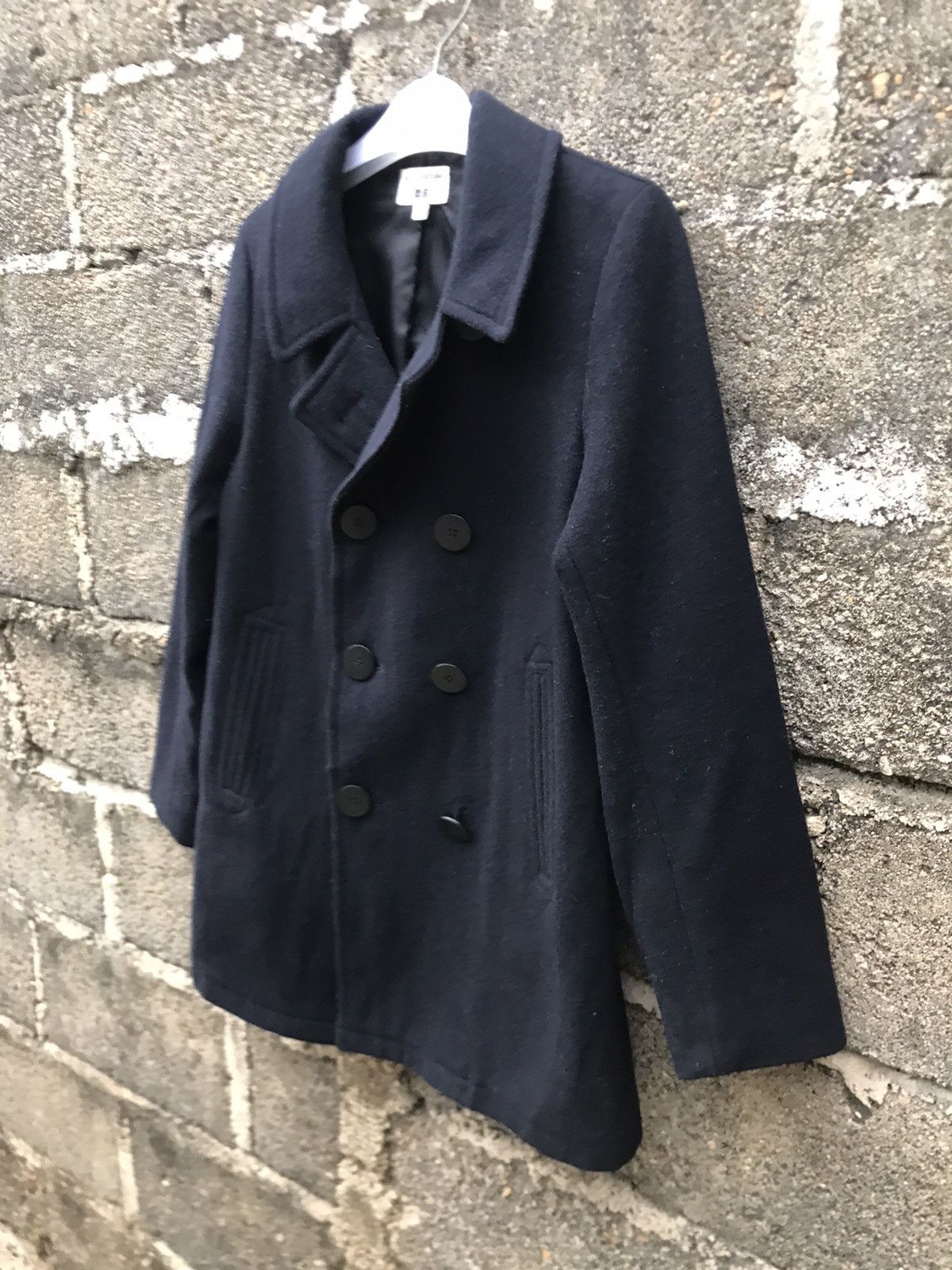 Uniqlo 🌟Ines De La Fressange Uniqlo Wool Double Breast Peacoat Size M / US 6-8 / IT 42-44 - 3 Thumbnail